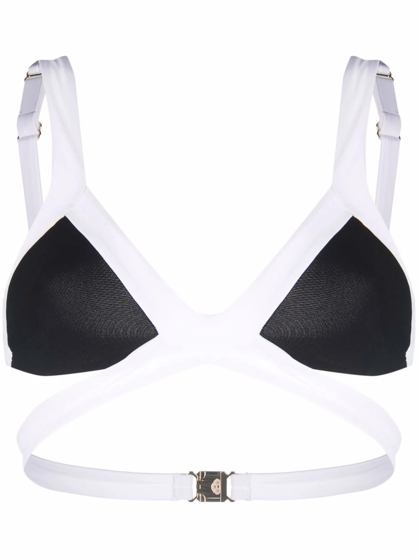 two-tone bikini top
