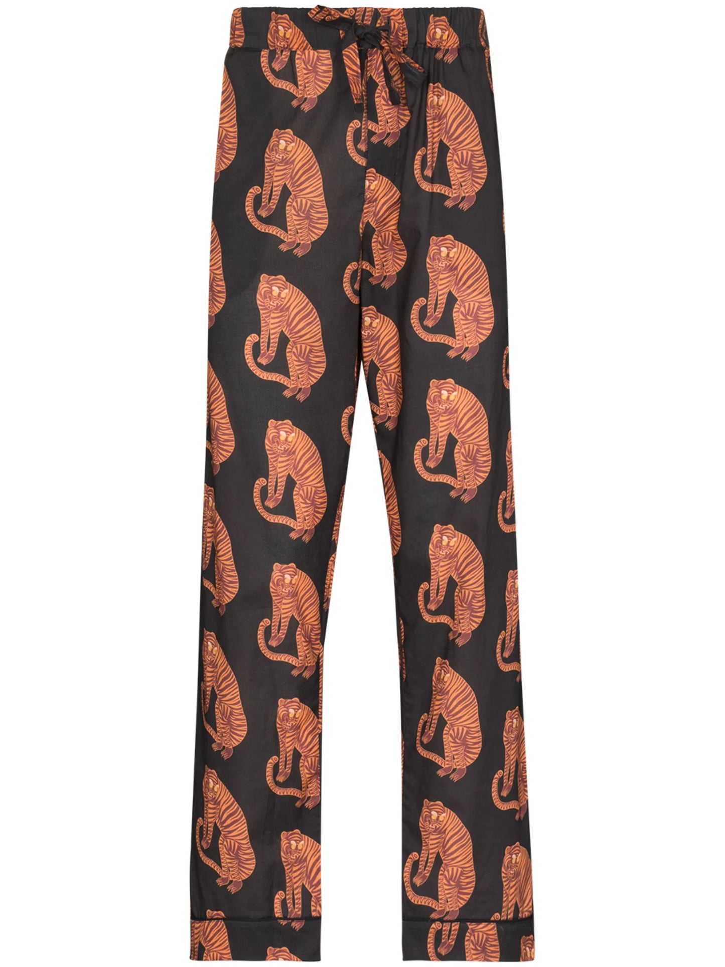 Sansindo tiger-print pajama trousers