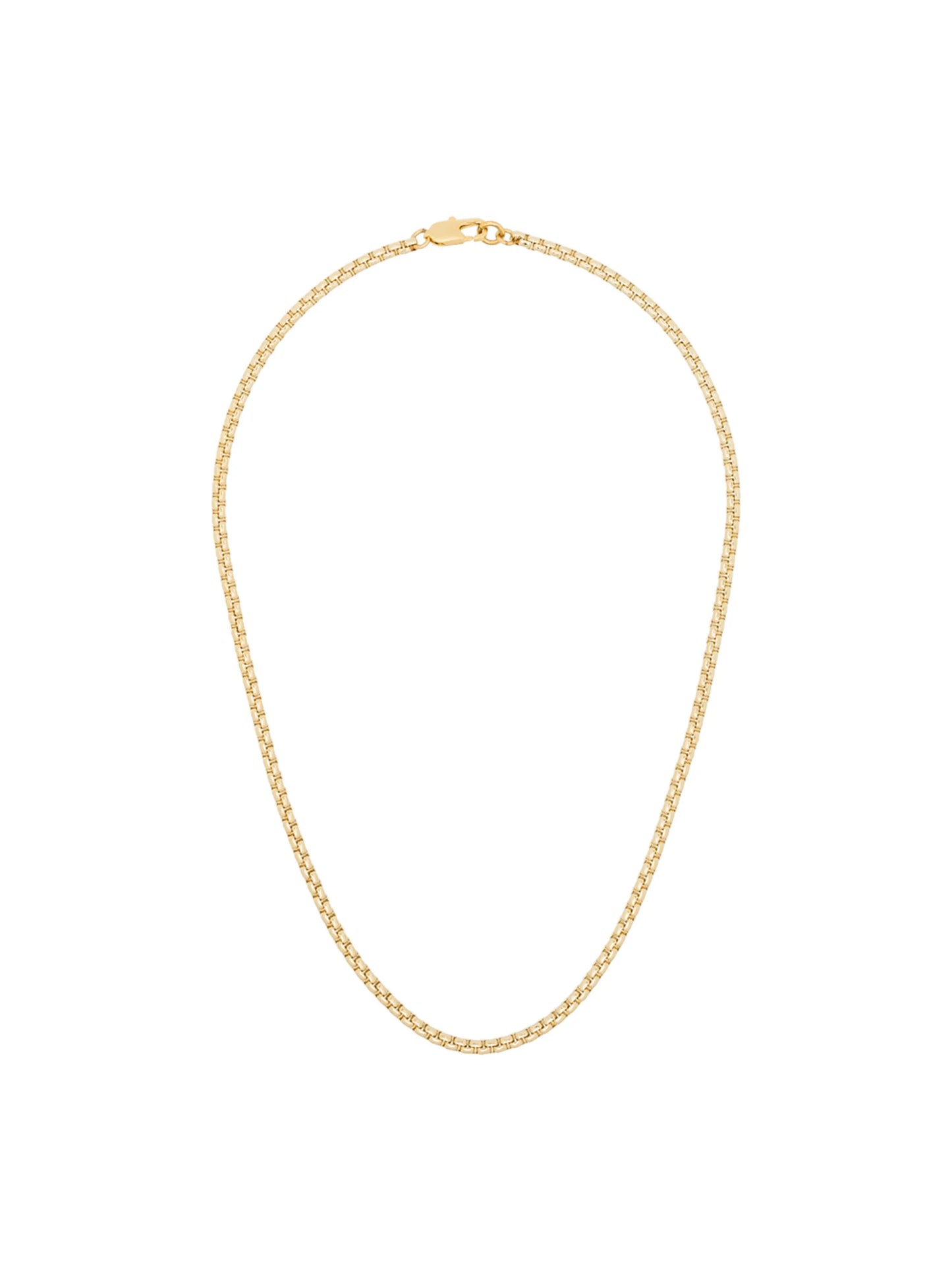 box chain necklace