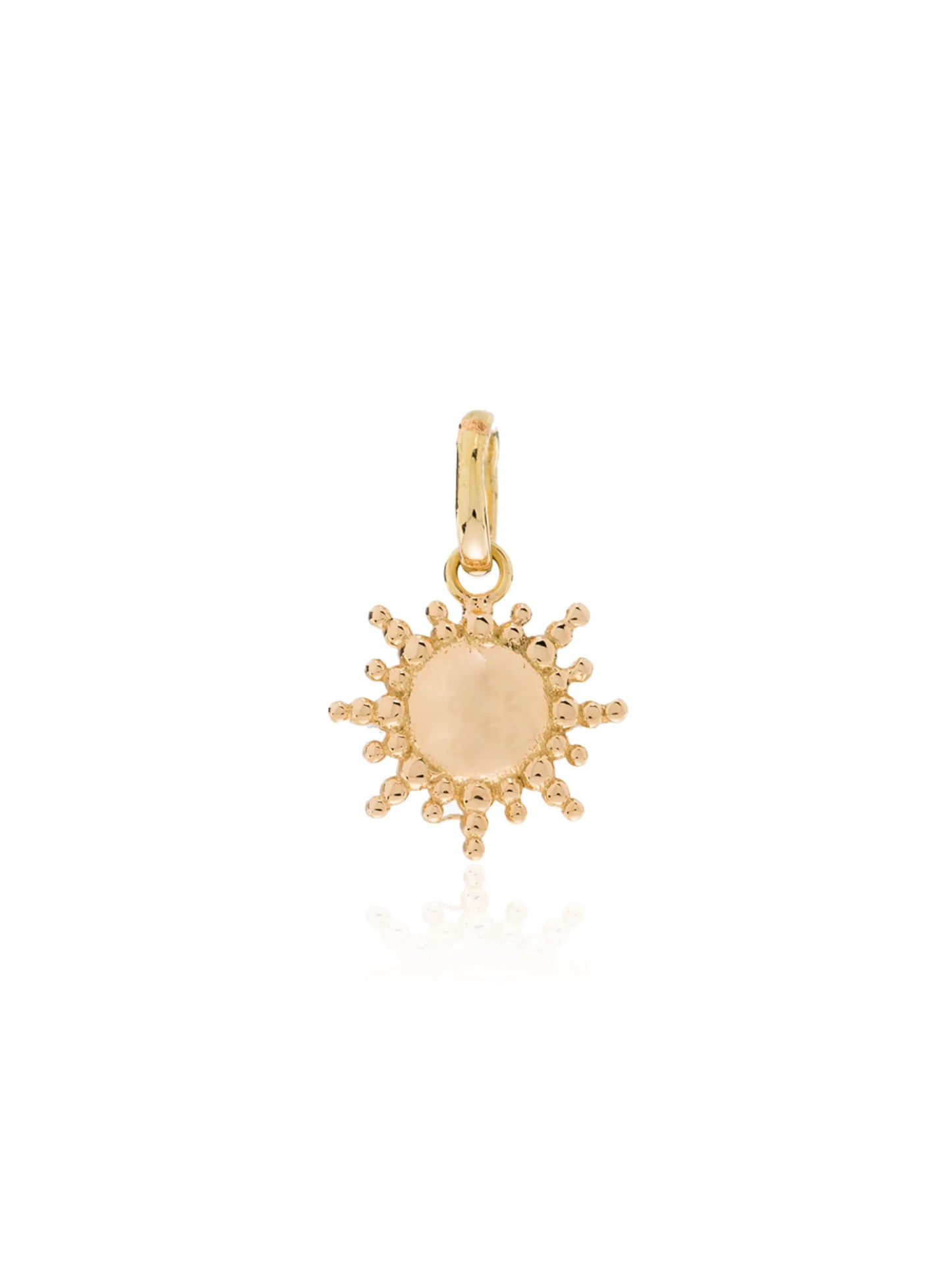 18kt yellow gold sun-motif charm