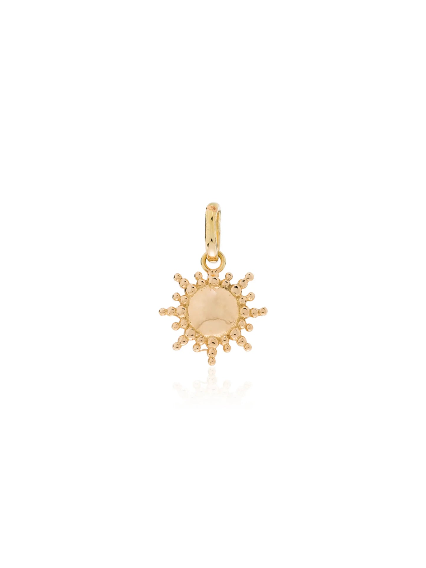 18kt yellow gold sun-motif charm