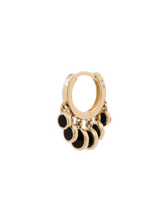 14kt yellow gold Shaker hoop earring