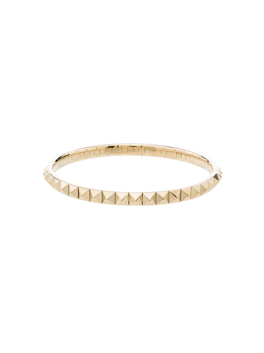 14kt yellow gold diamond stretch bracelet