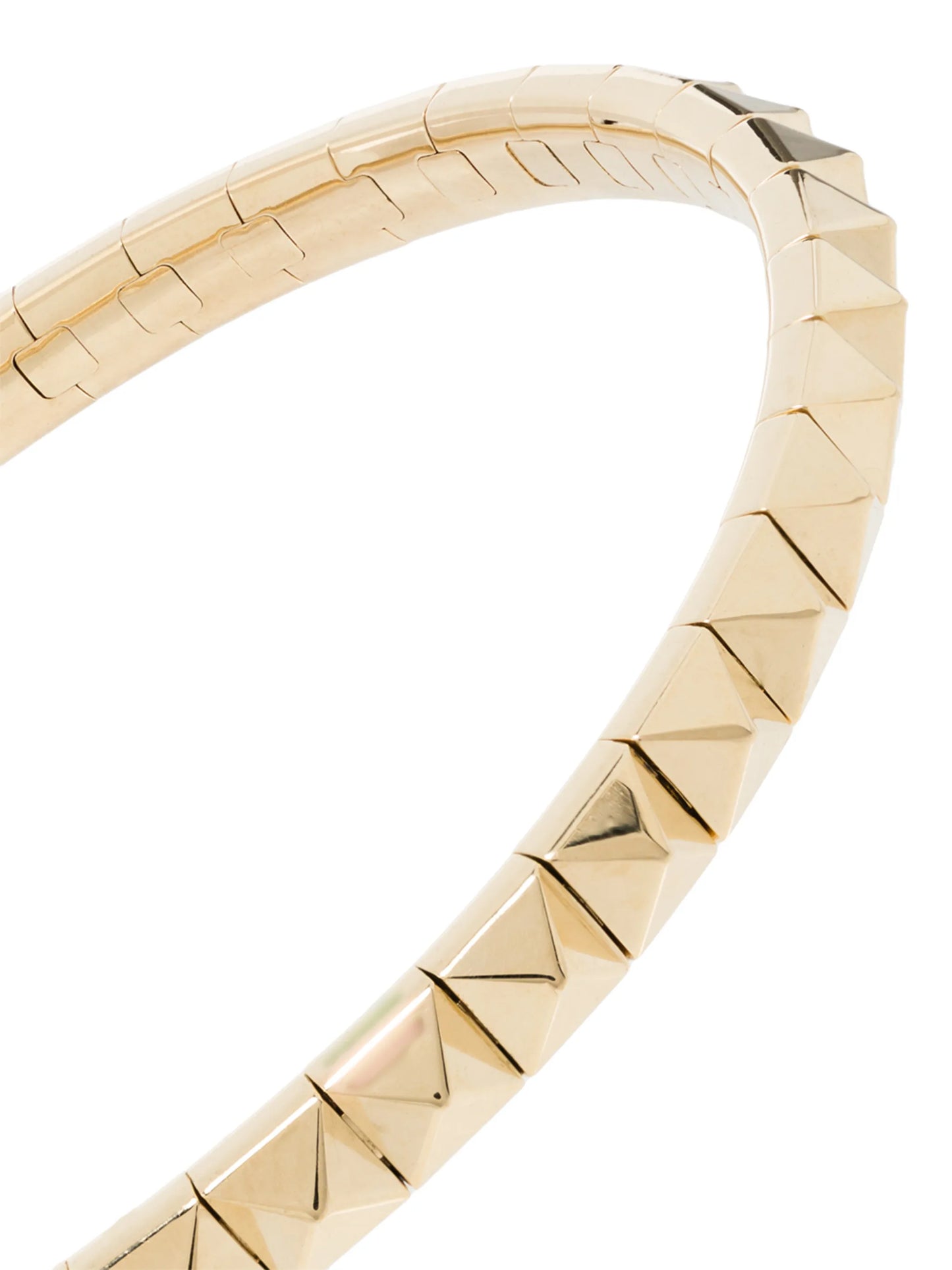 14kt yellow gold diamond stretch bracelet