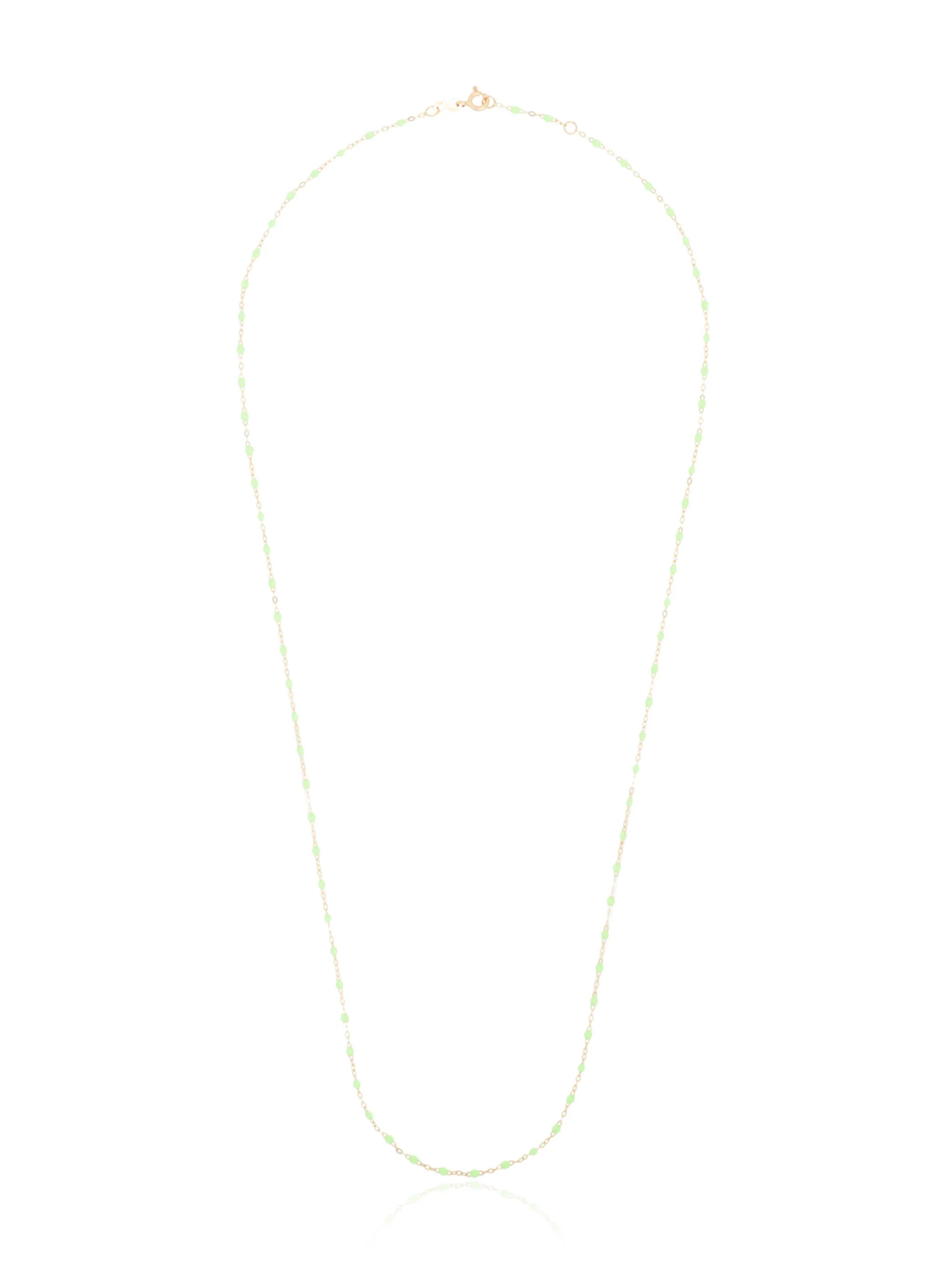 18kt yellow gold beaded necklace