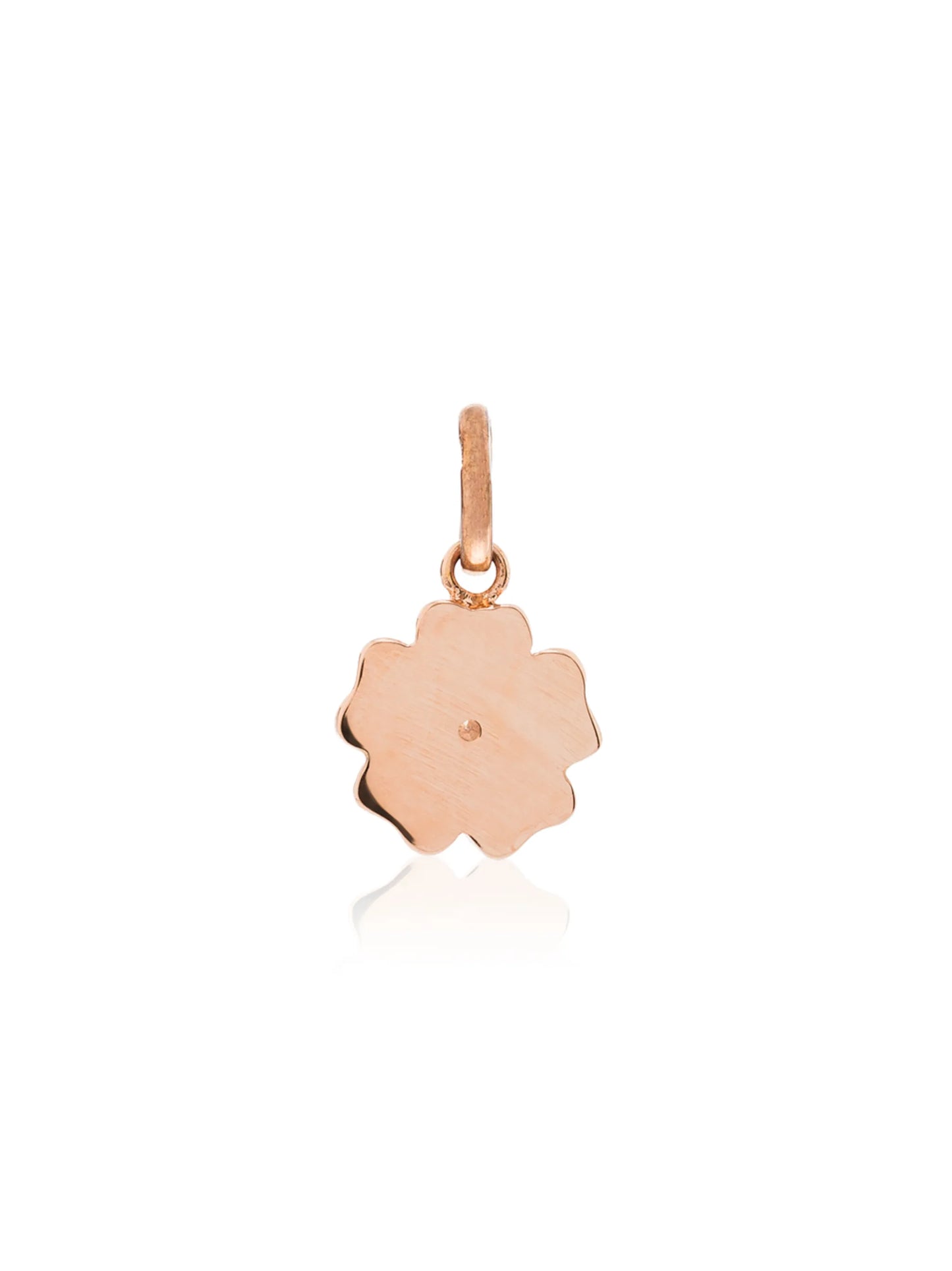 18kt yellow gold diamond-embellished flower charm