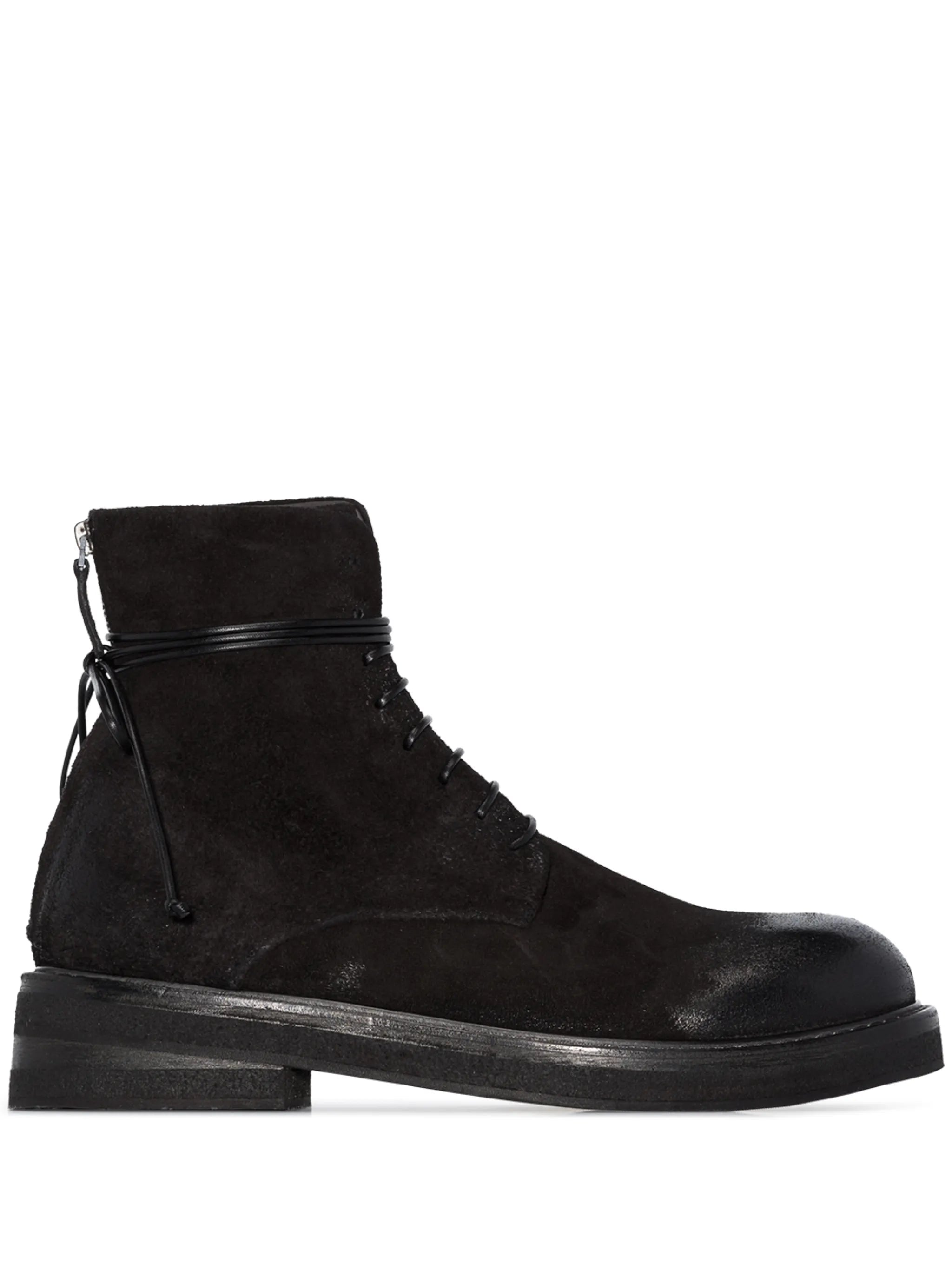 zip detail ankle boots