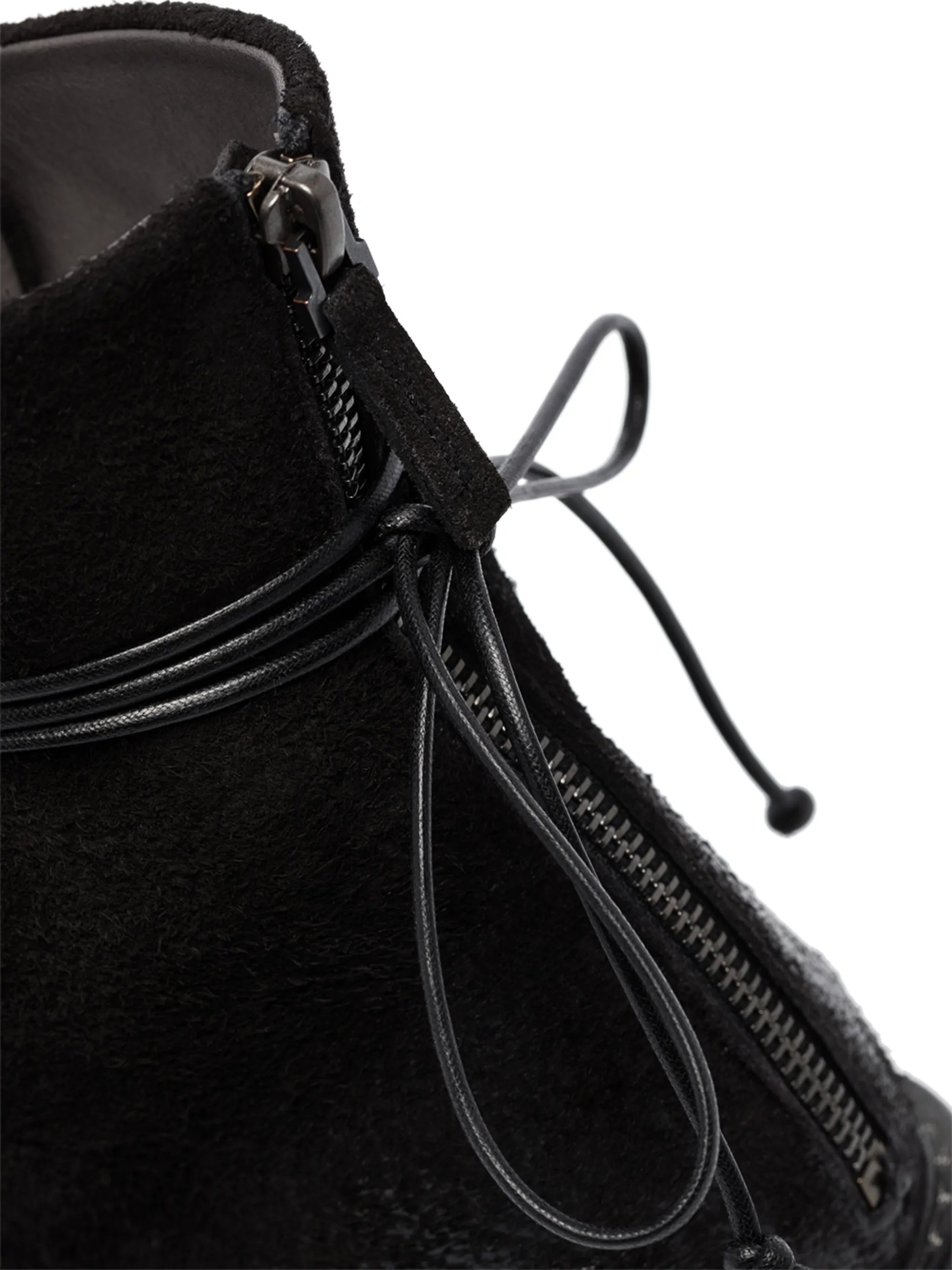 zip detail ankle boots