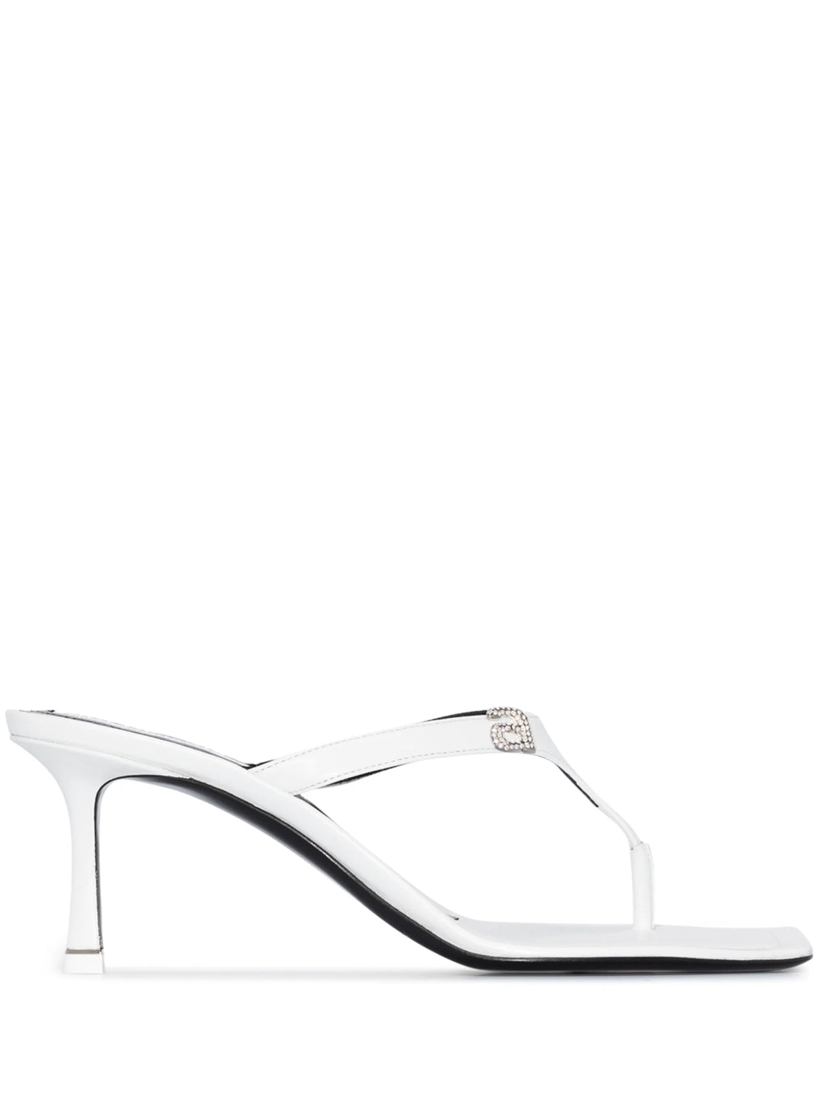 Ivy 65 crystal logo sandals