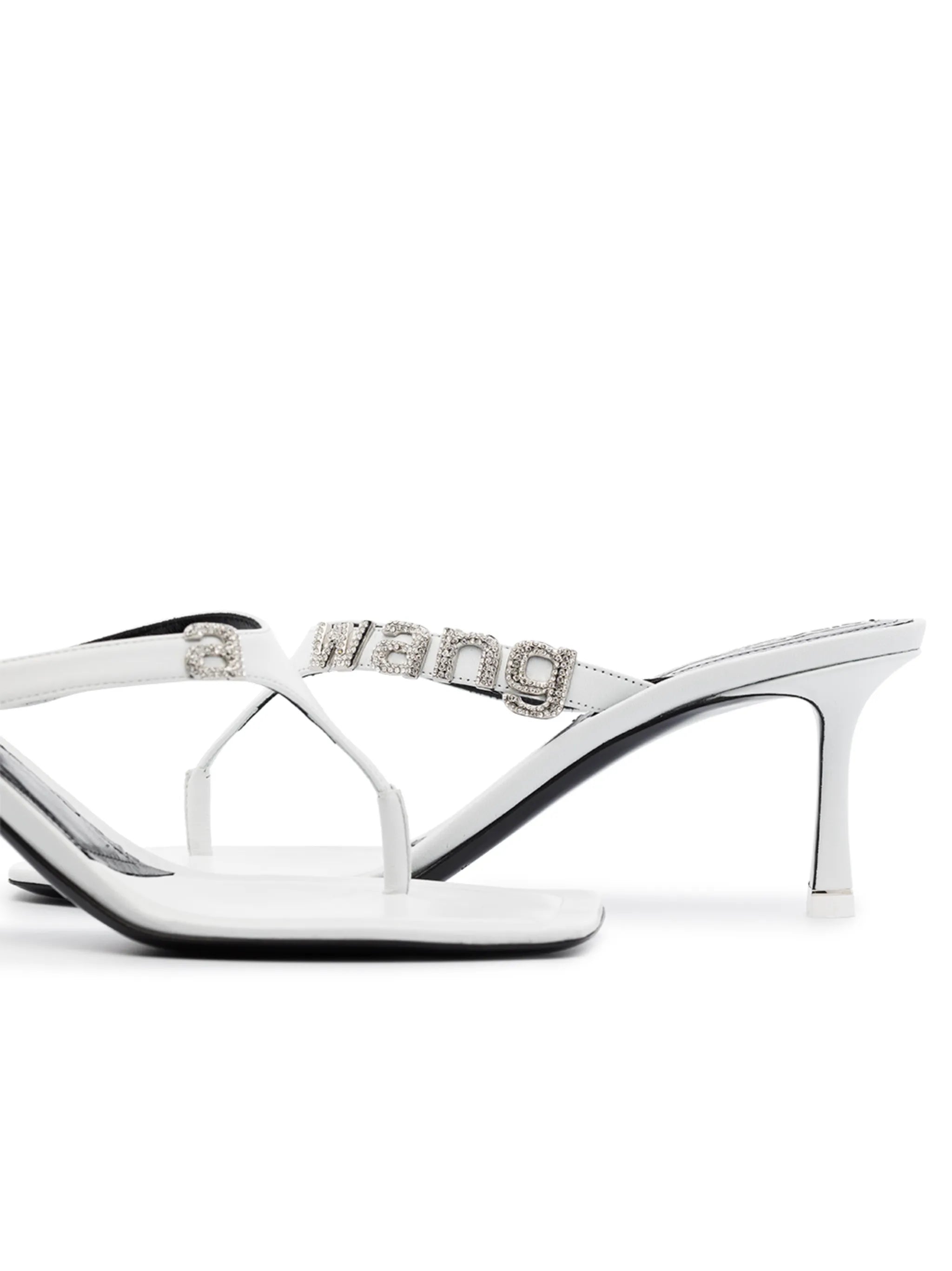 Ivy 65 crystal logo sandals