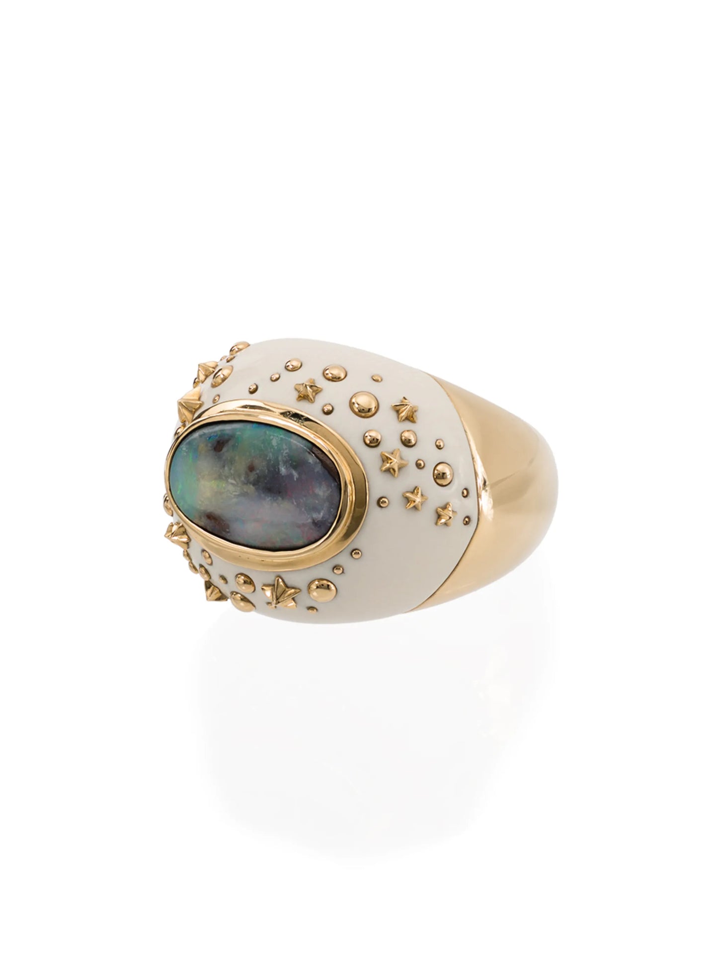 18kt yellow gold Mammoth Dome Galaxy ring