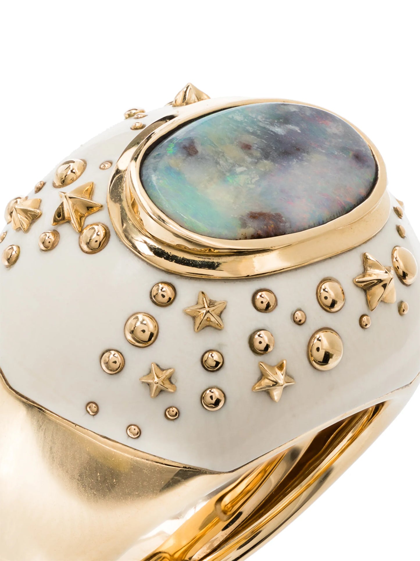 18kt yellow gold Mammoth Dome Galaxy ring