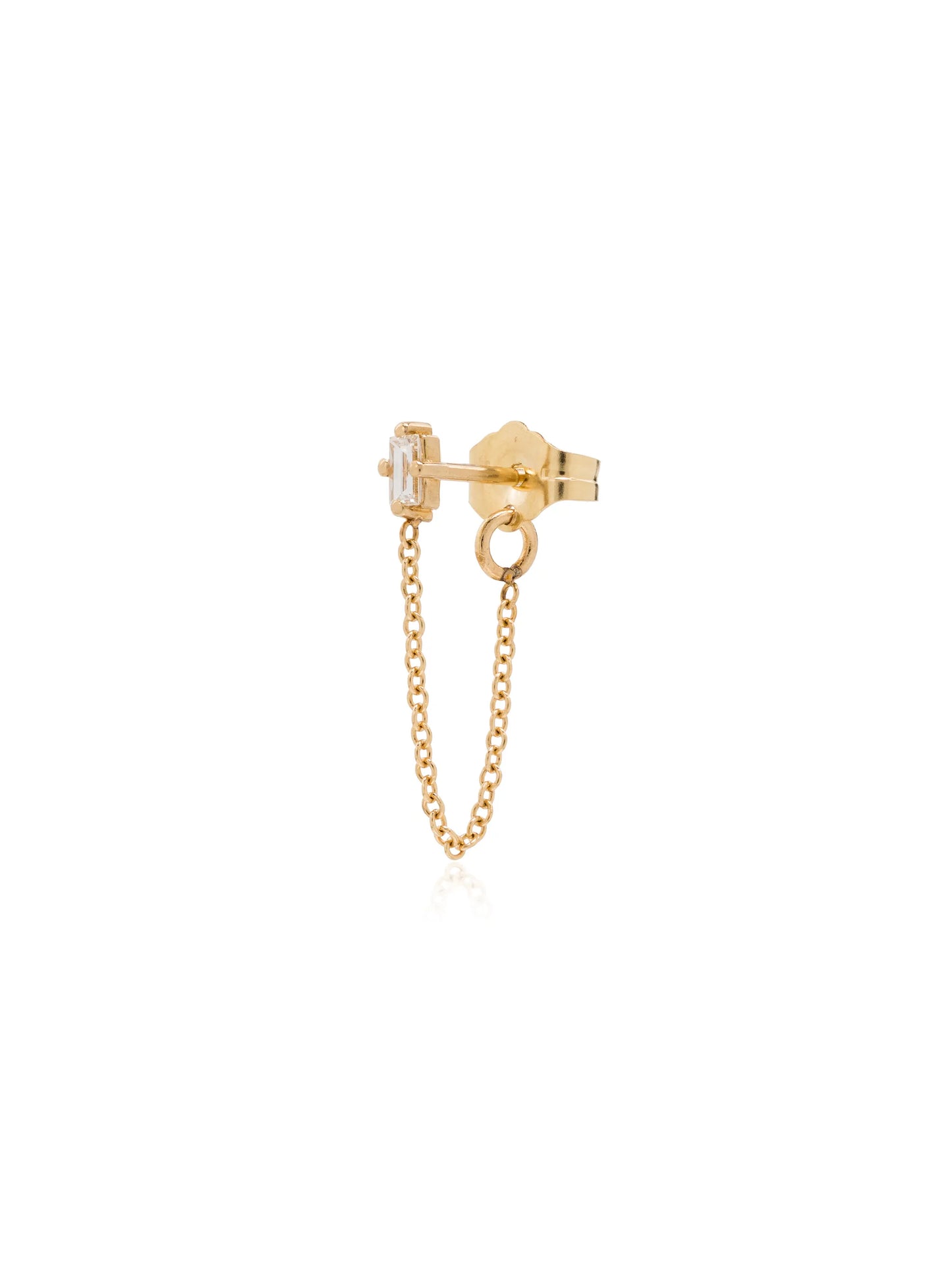18kt yellow gold diamond earring
