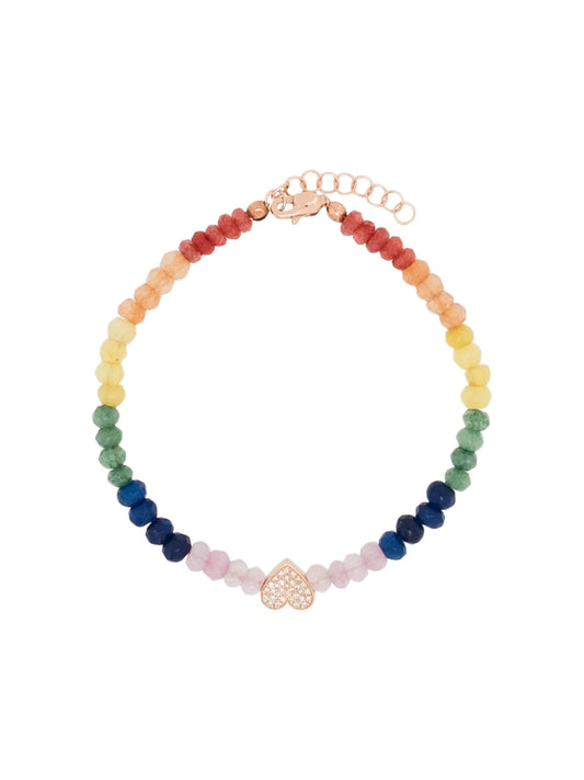 14kt rose gold diamond bracelet
