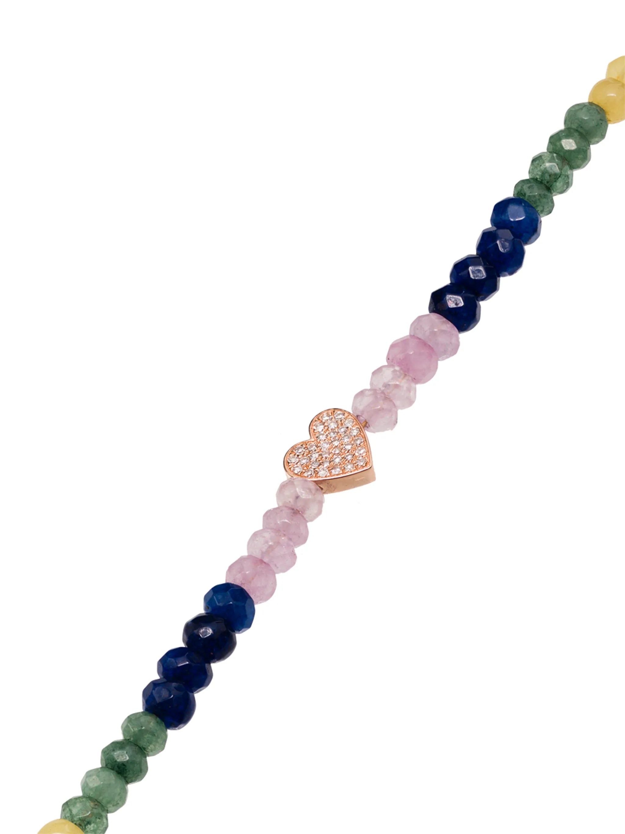 14kt rose gold diamond bracelet