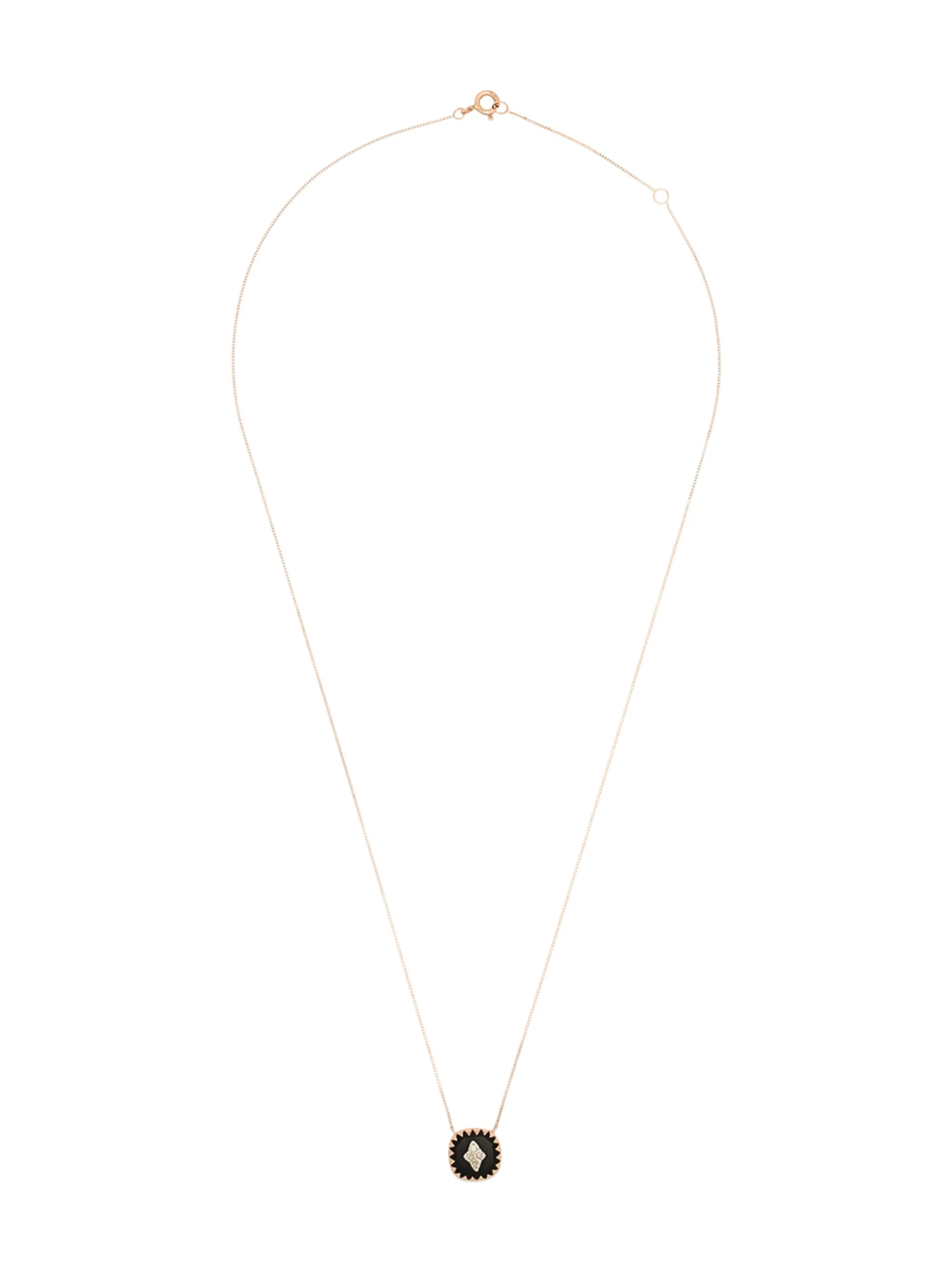 9kt rose gold Pierrot No. 2 necklace