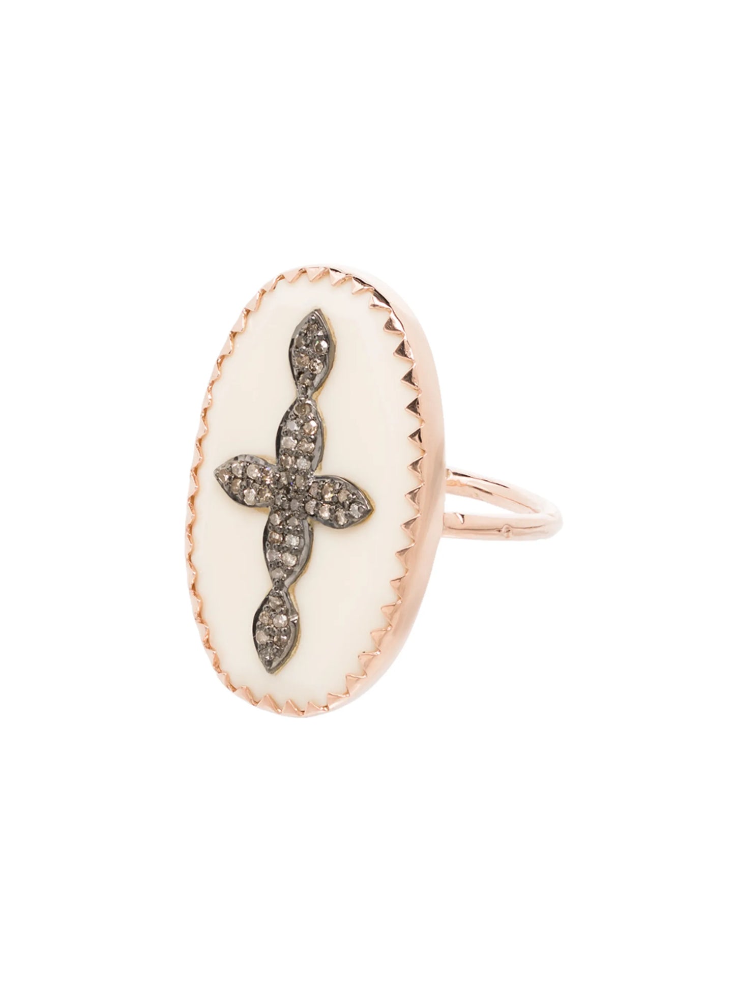 9kt rose gold Bowie No. 3 ring