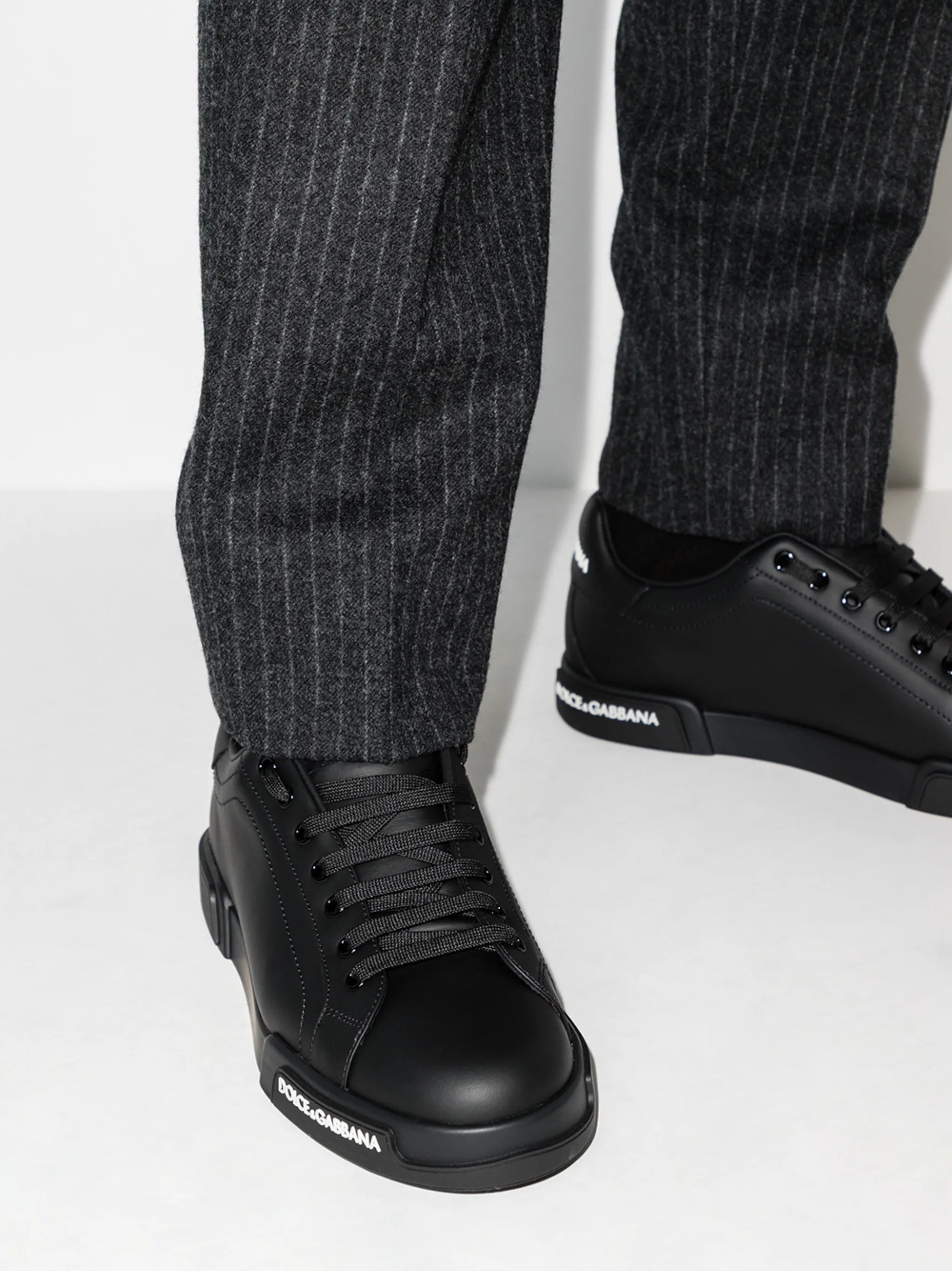 Portofino logo-detail sneakers