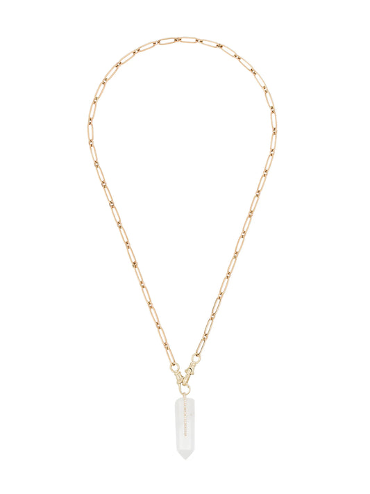 9kt Moon No.2 diamond necklace