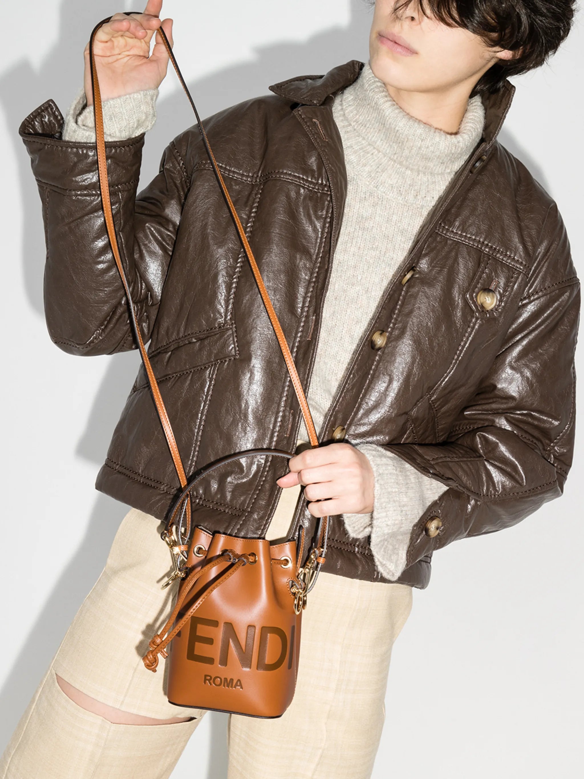 small Mon Tresor bucket bag