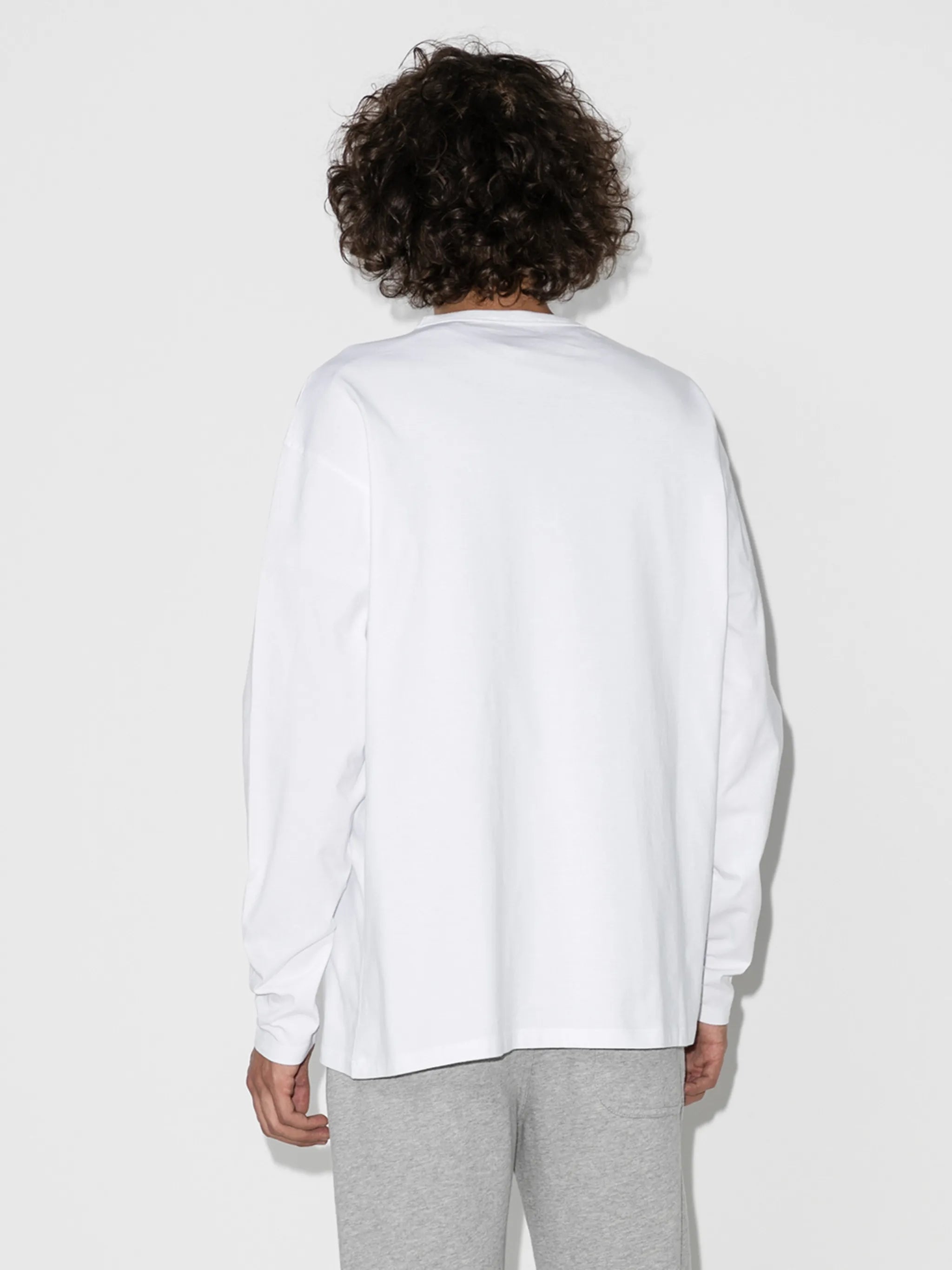 long sleeve fox patch T-shirt