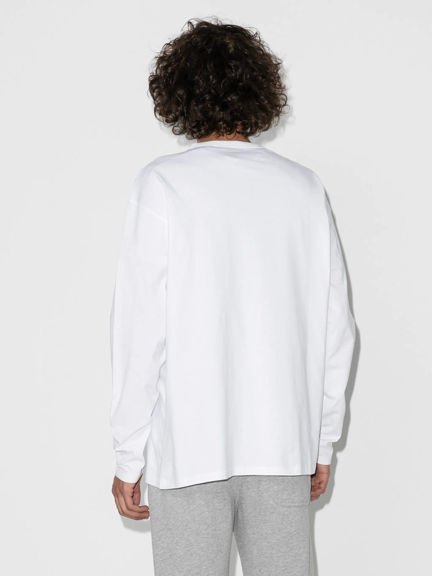 long sleeve fox patch T-shirt