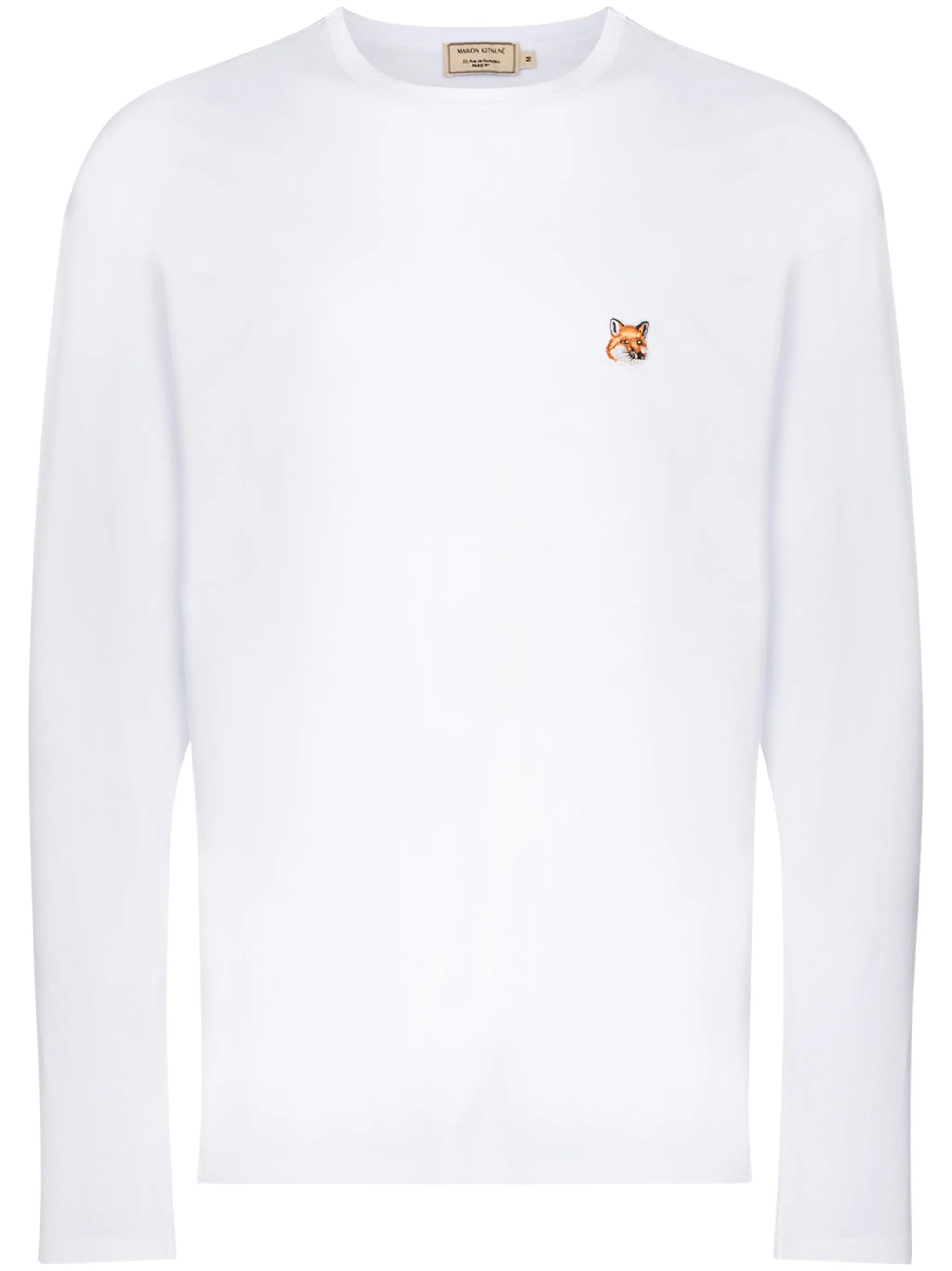 long sleeve fox patch T-shirt