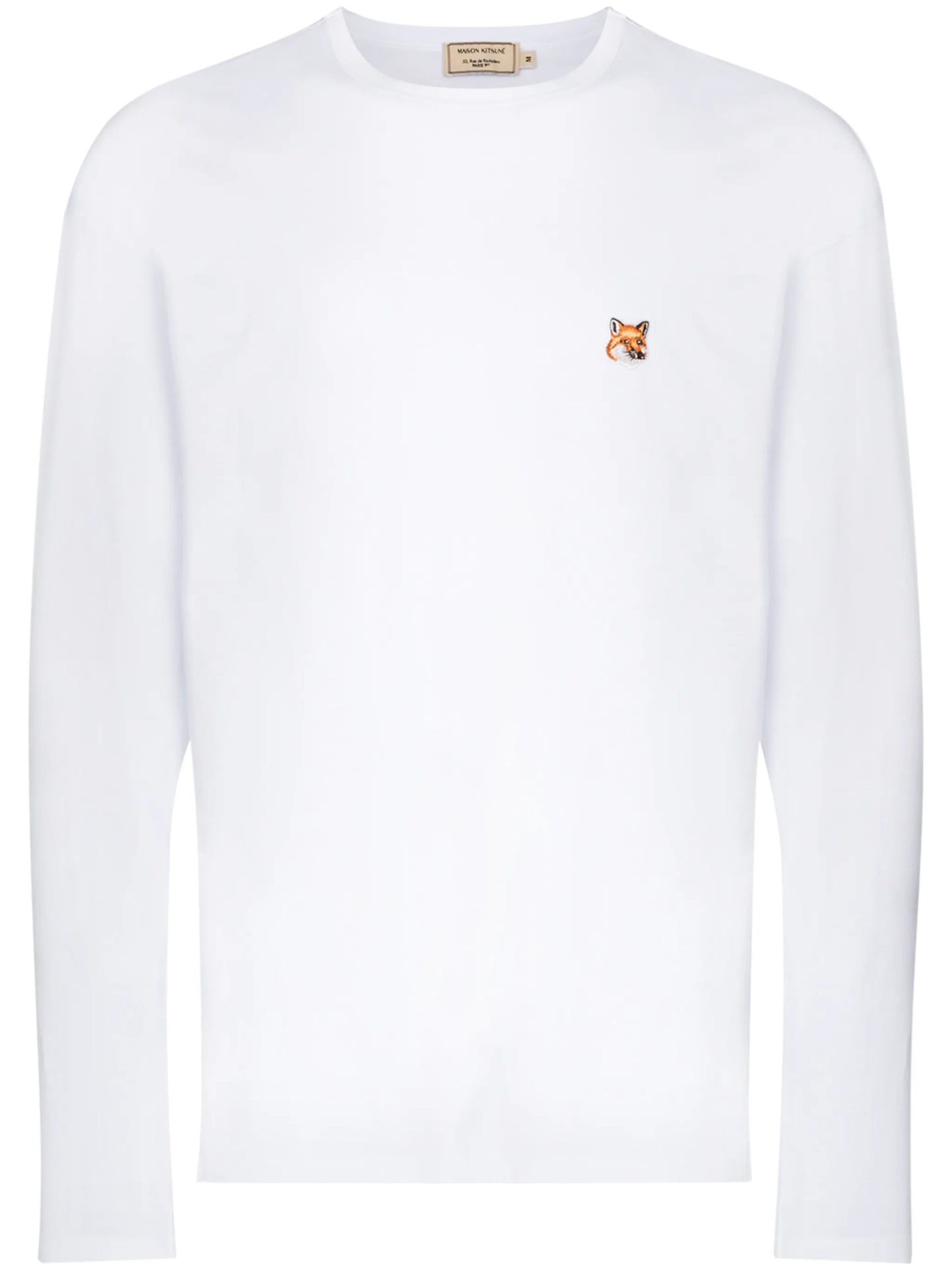 long sleeve fox patch T-shirt