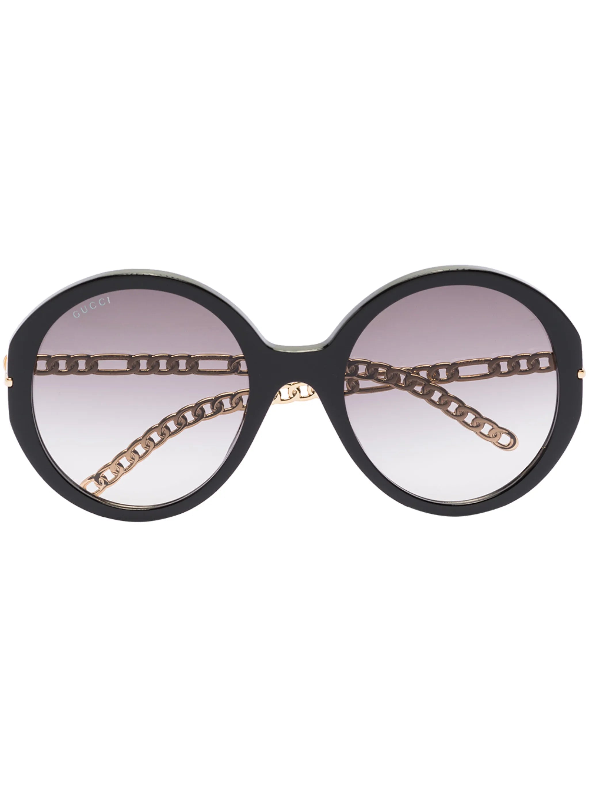 oversized-frame gradient-lenses sunglasses