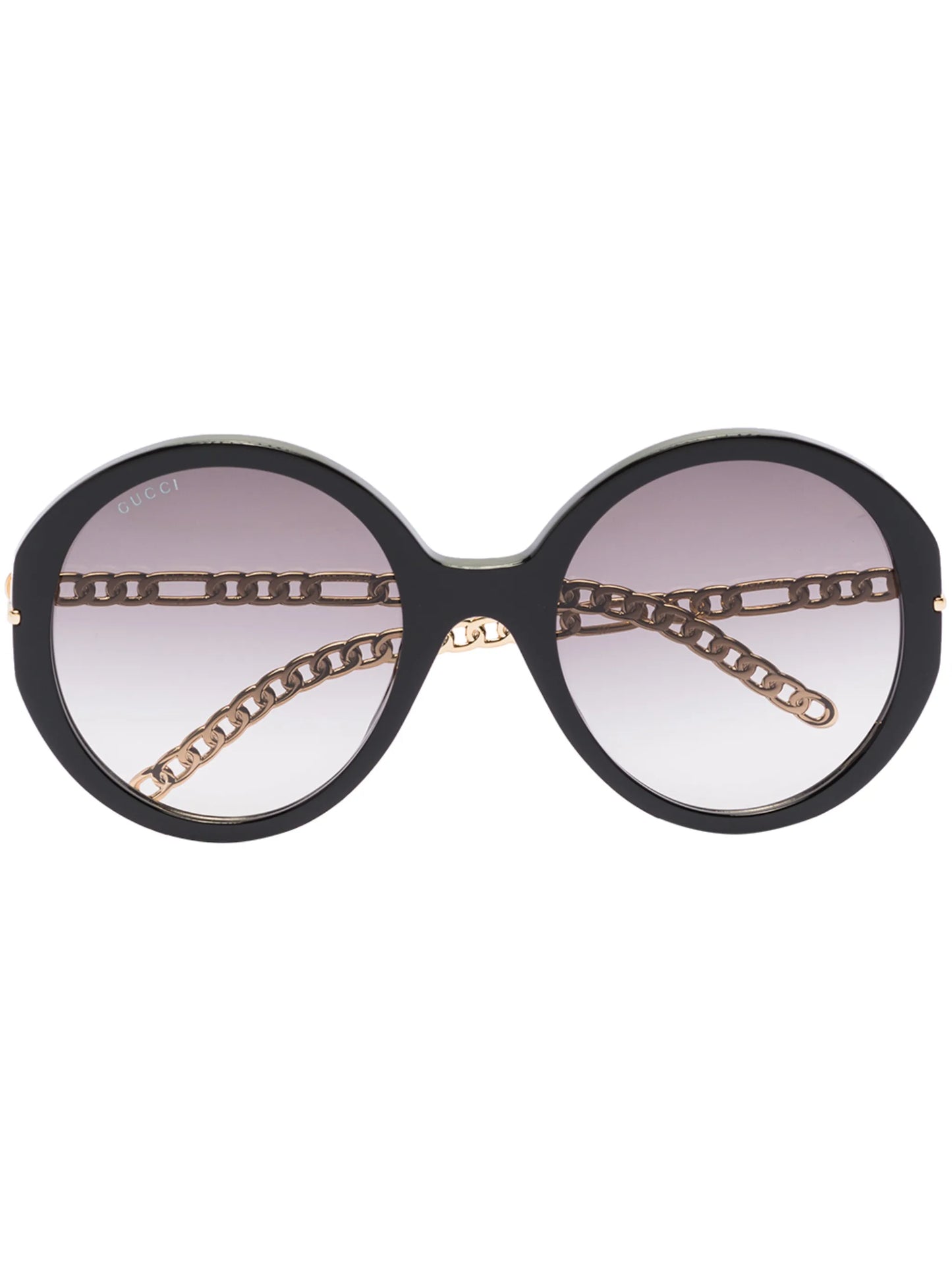 oversized-frame gradient-lenses sunglasses
