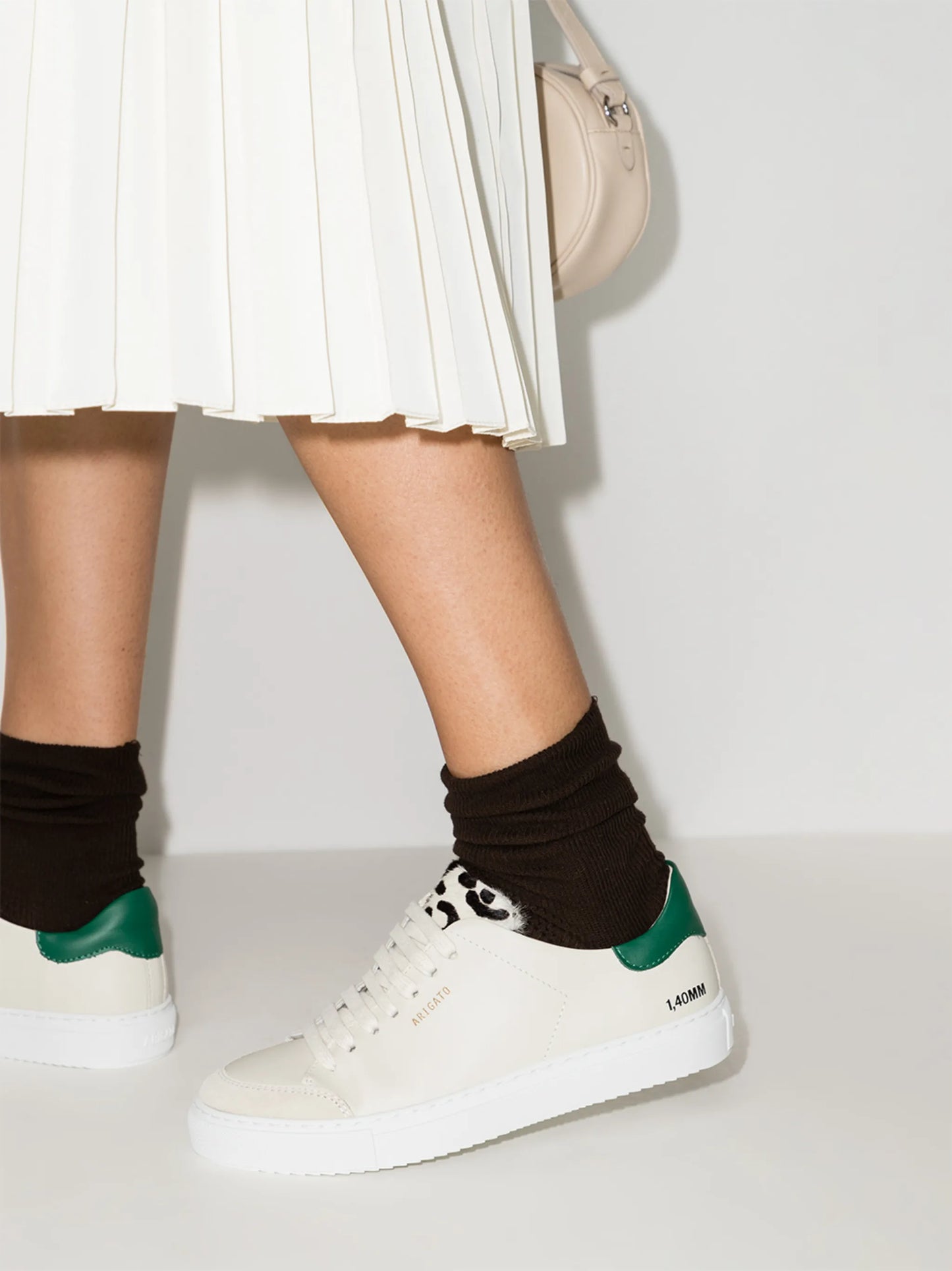 Clean 90mm leather sneakers
