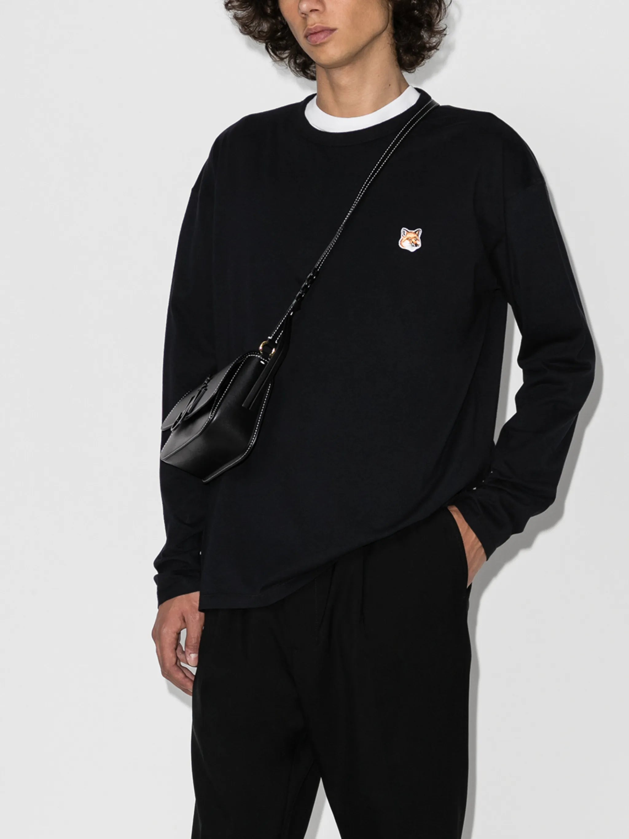 logo-patch long-sleeve T-shirt