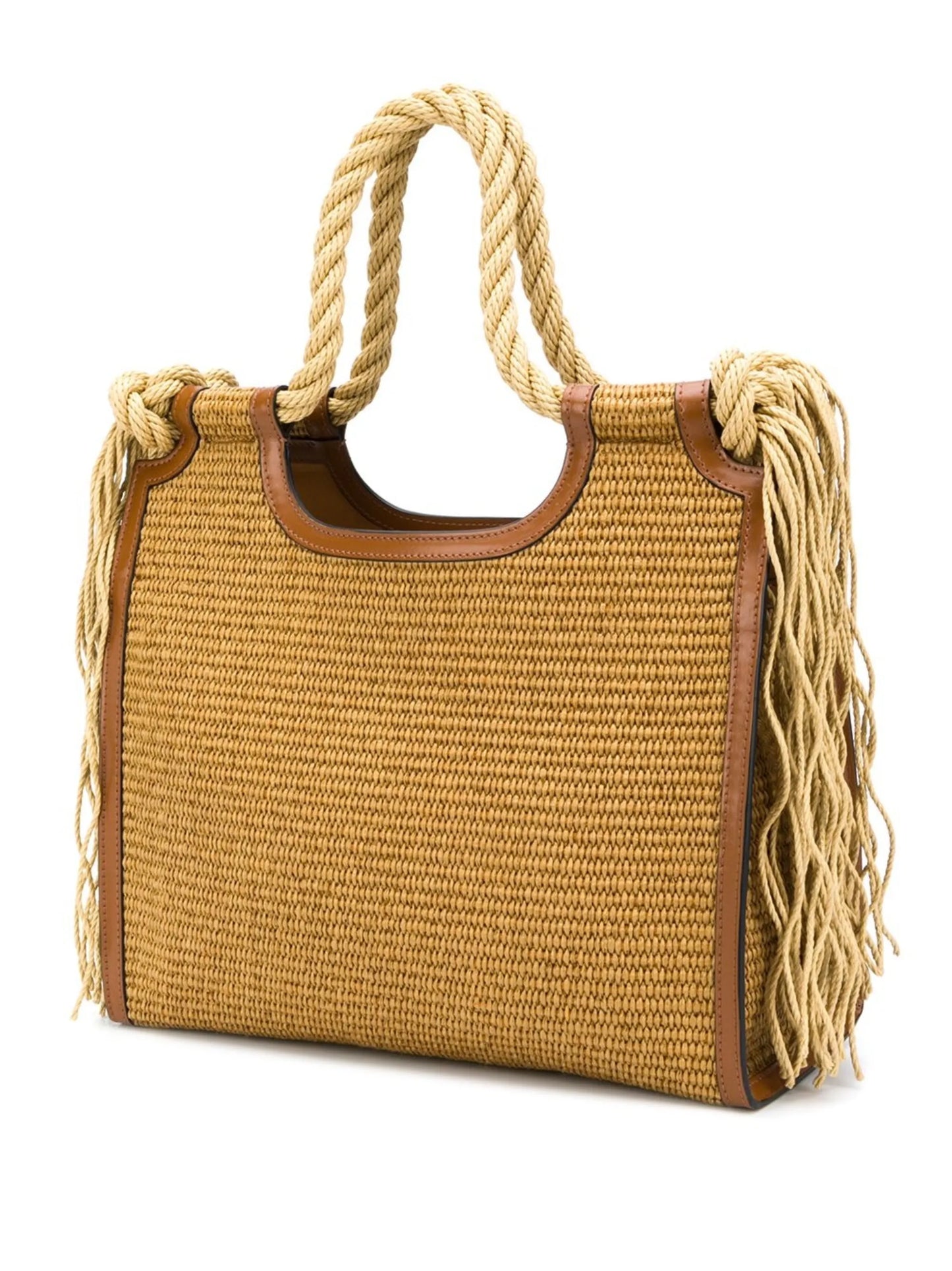 Marcel Summer raffia tote bag