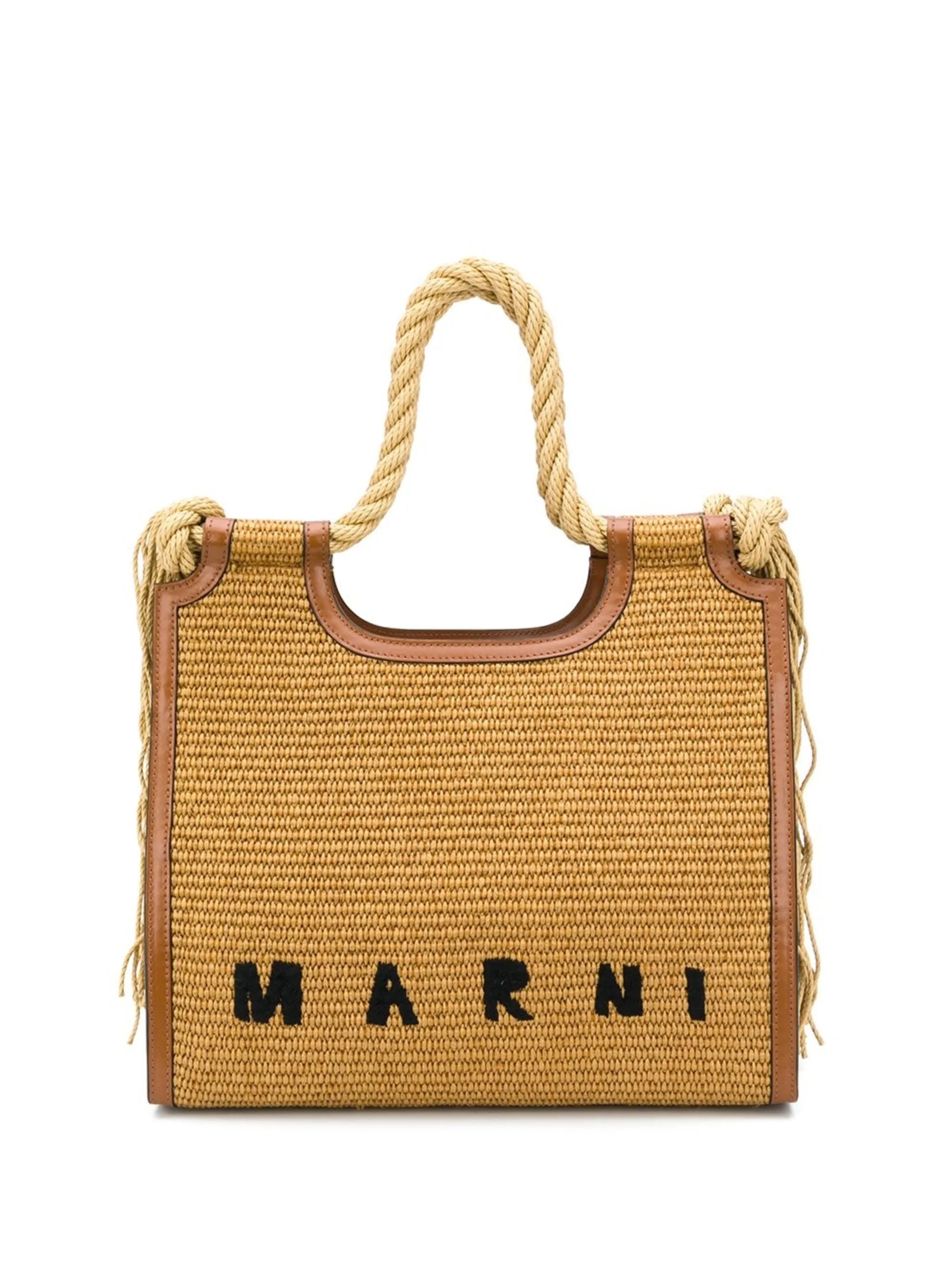Marcel Summer raffia tote bag