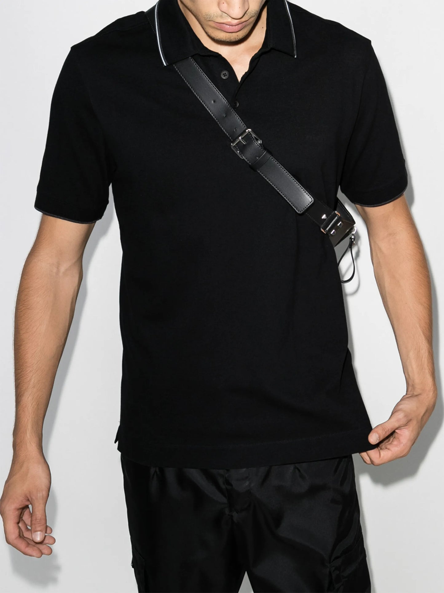 logo polo T-shirt
