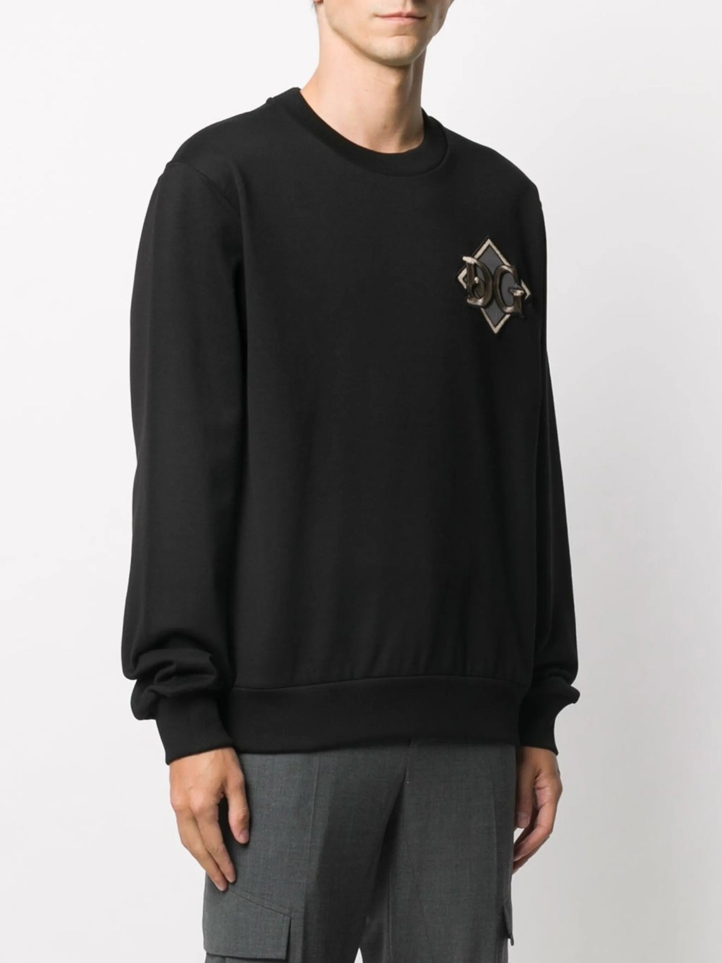 logo patch sweatshirt
