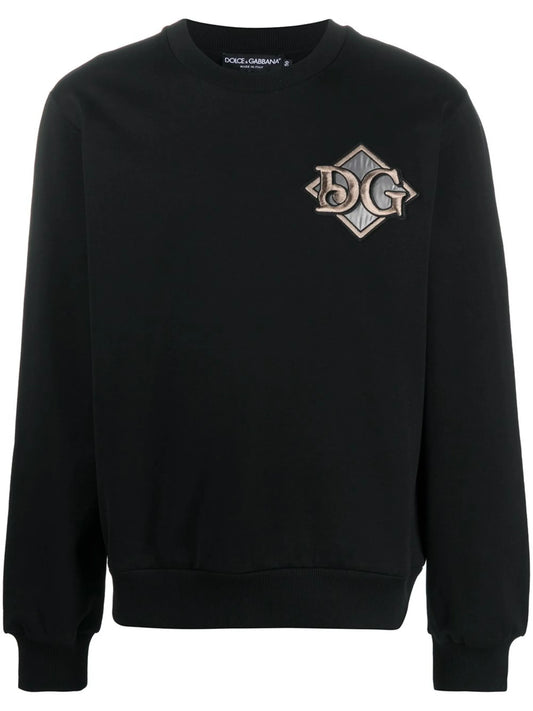 logo patch sweatshirt