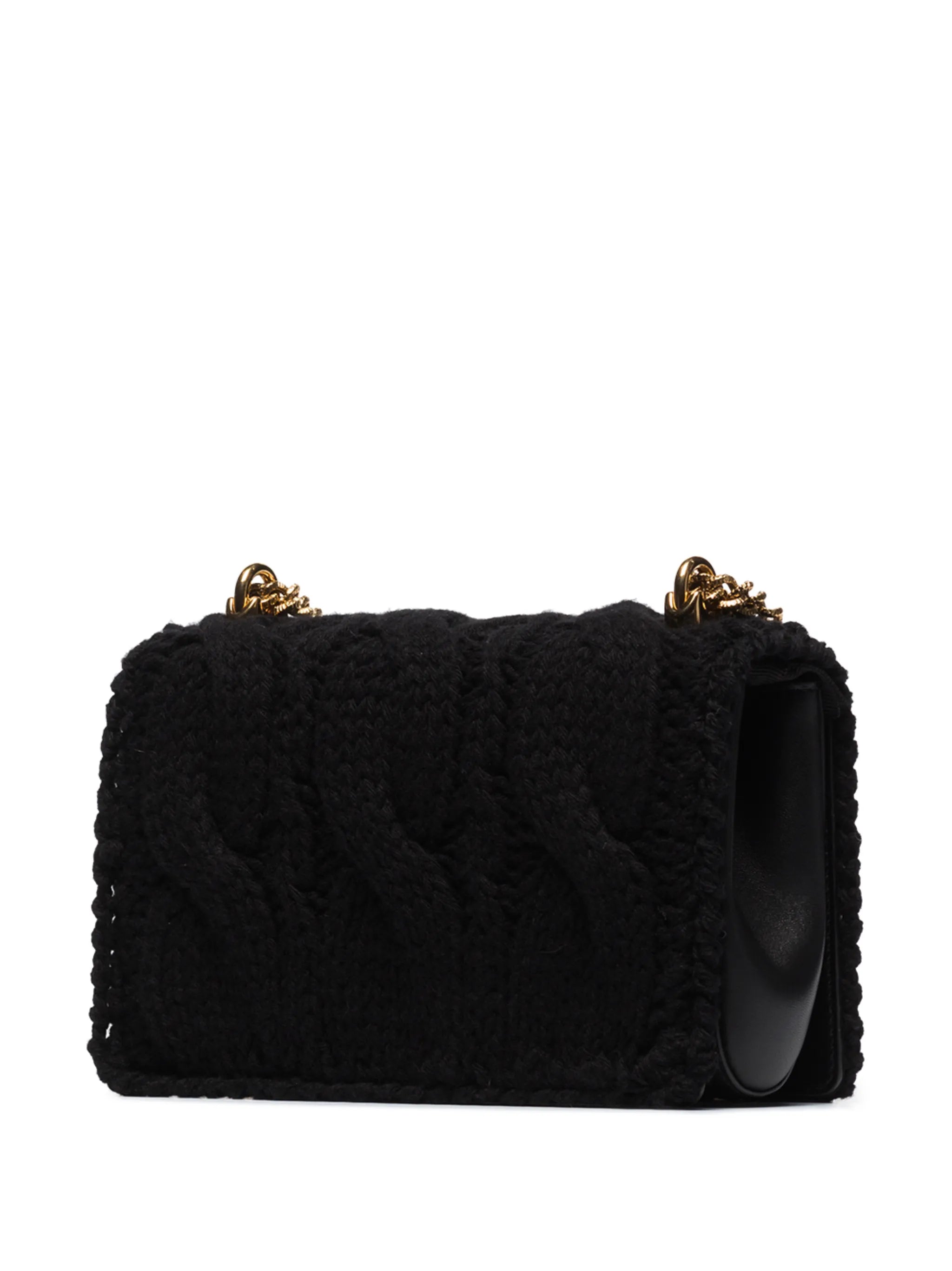 knit-effect Devotion shoulder bag