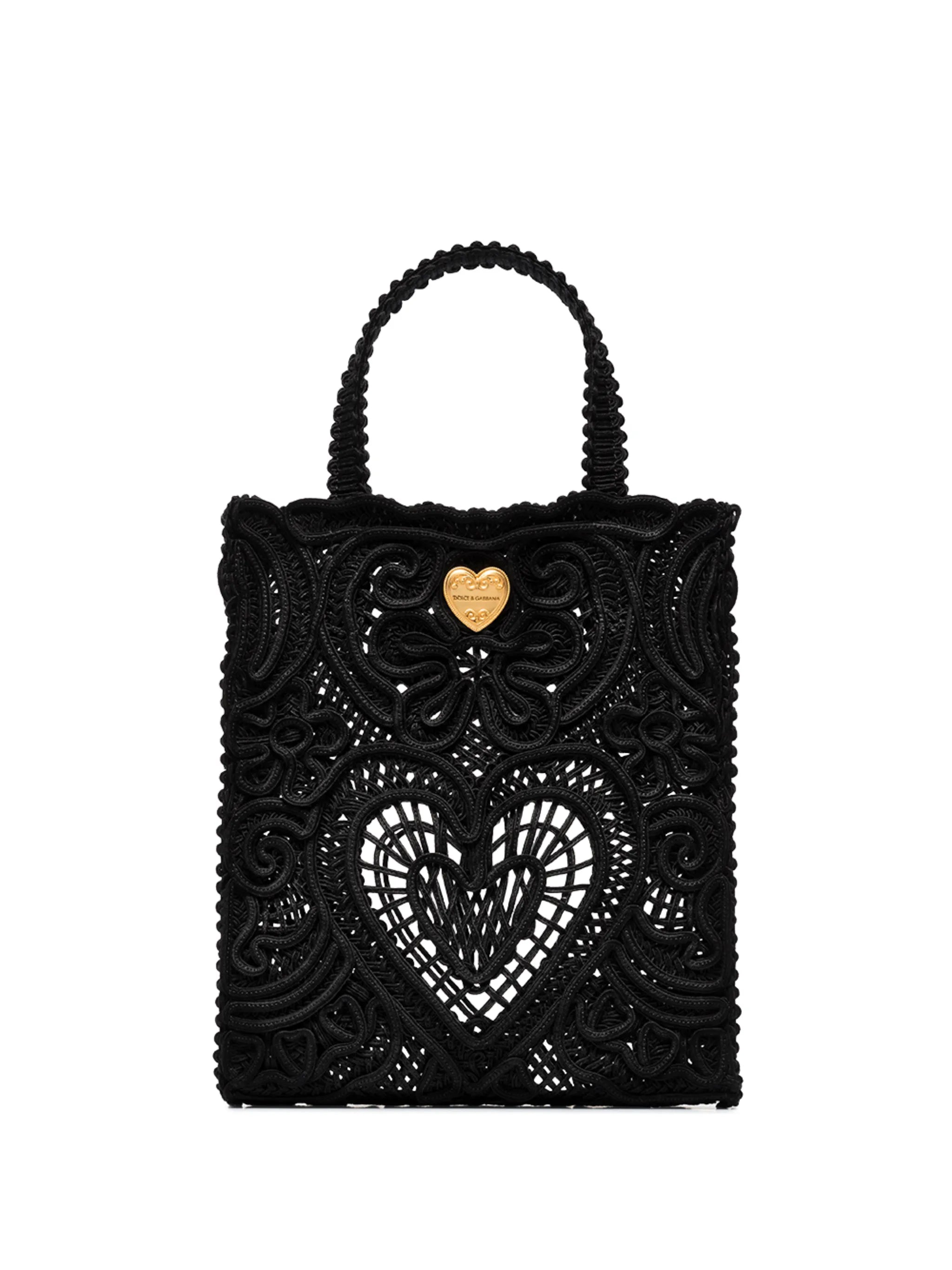 small Beatrice cordonetto-lace tote bag