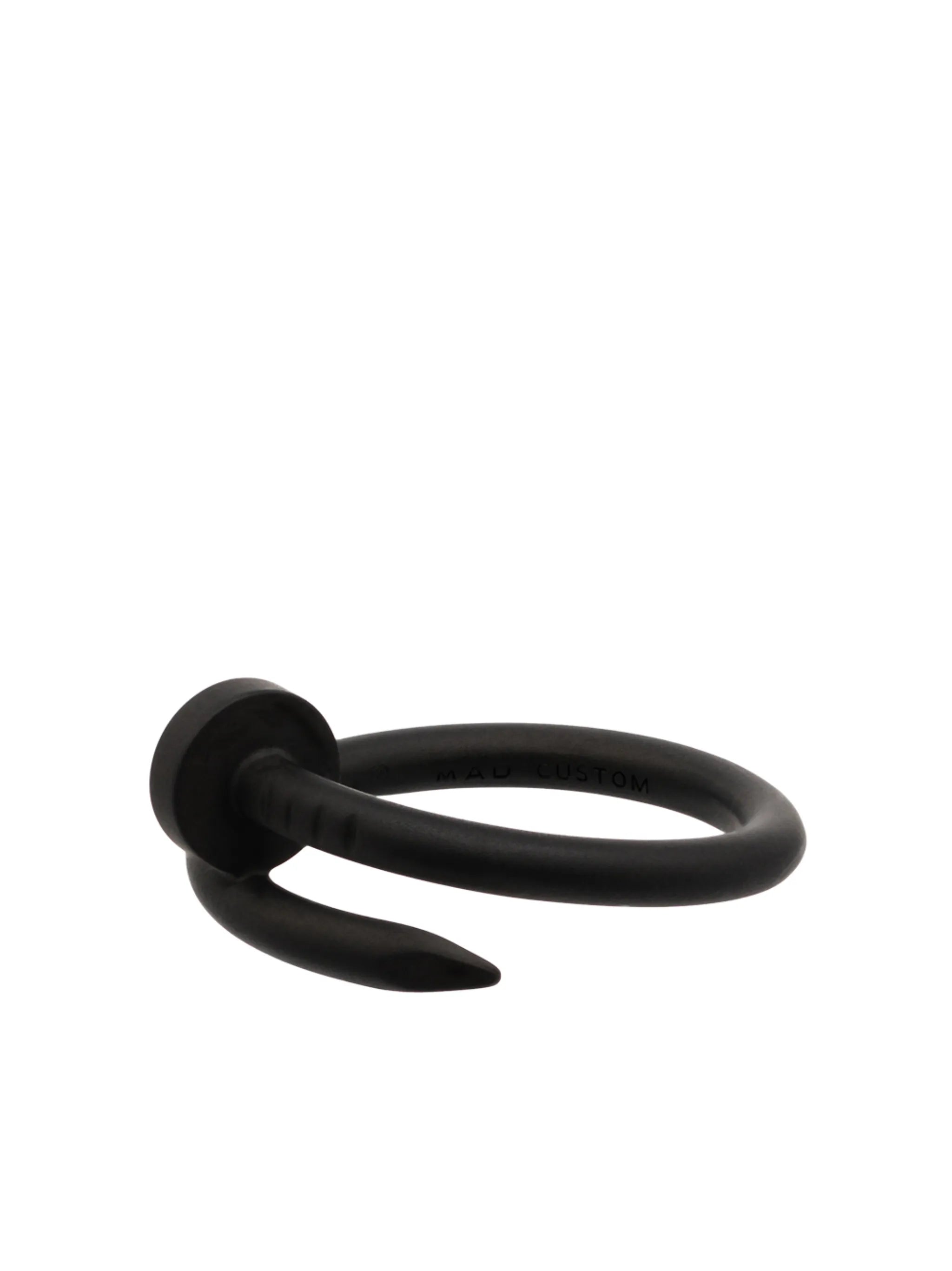 customised pre-owned 18kt white gold Cartier Juste un Clou ring
