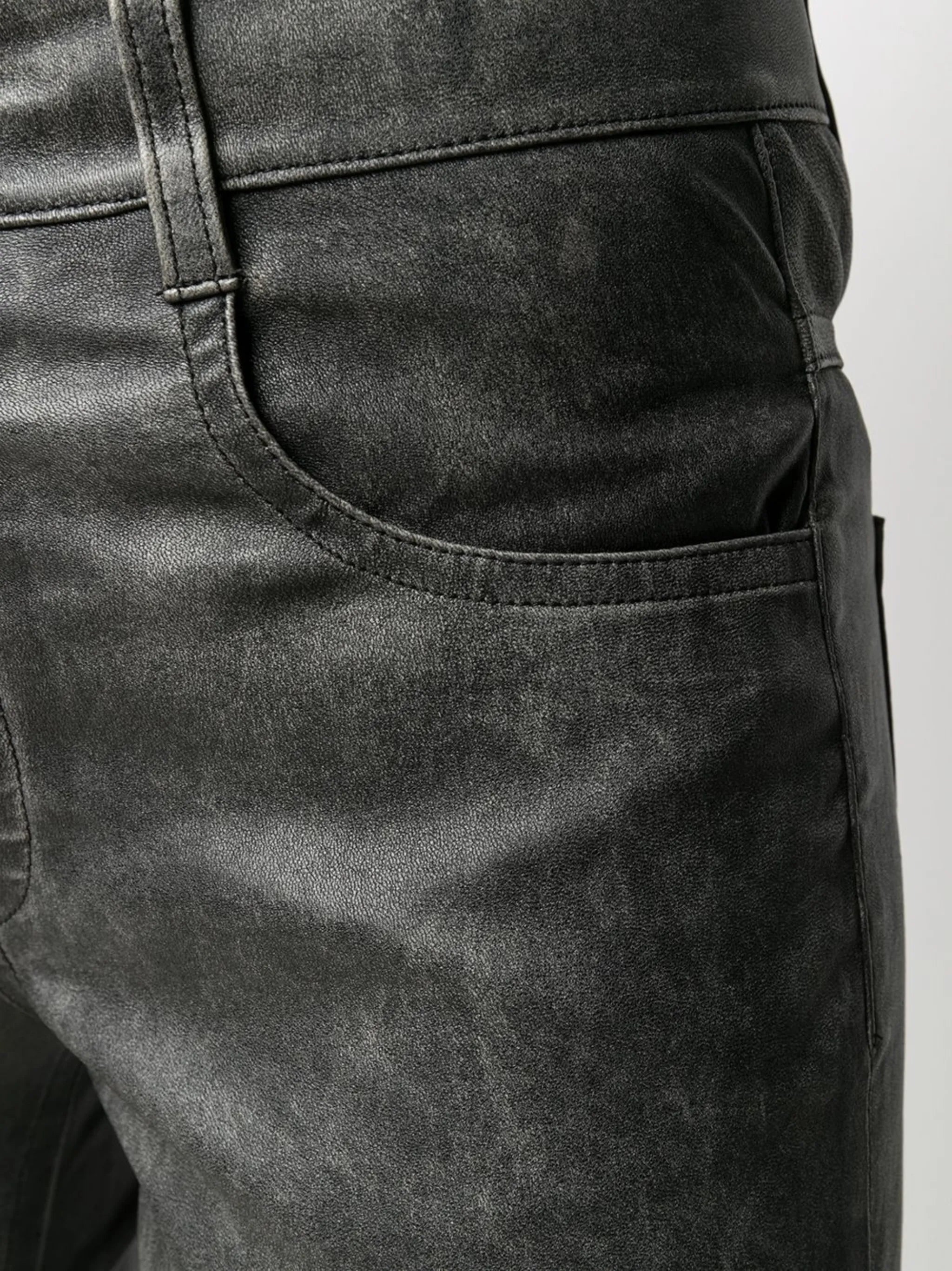 Taro faded skinny trousers
