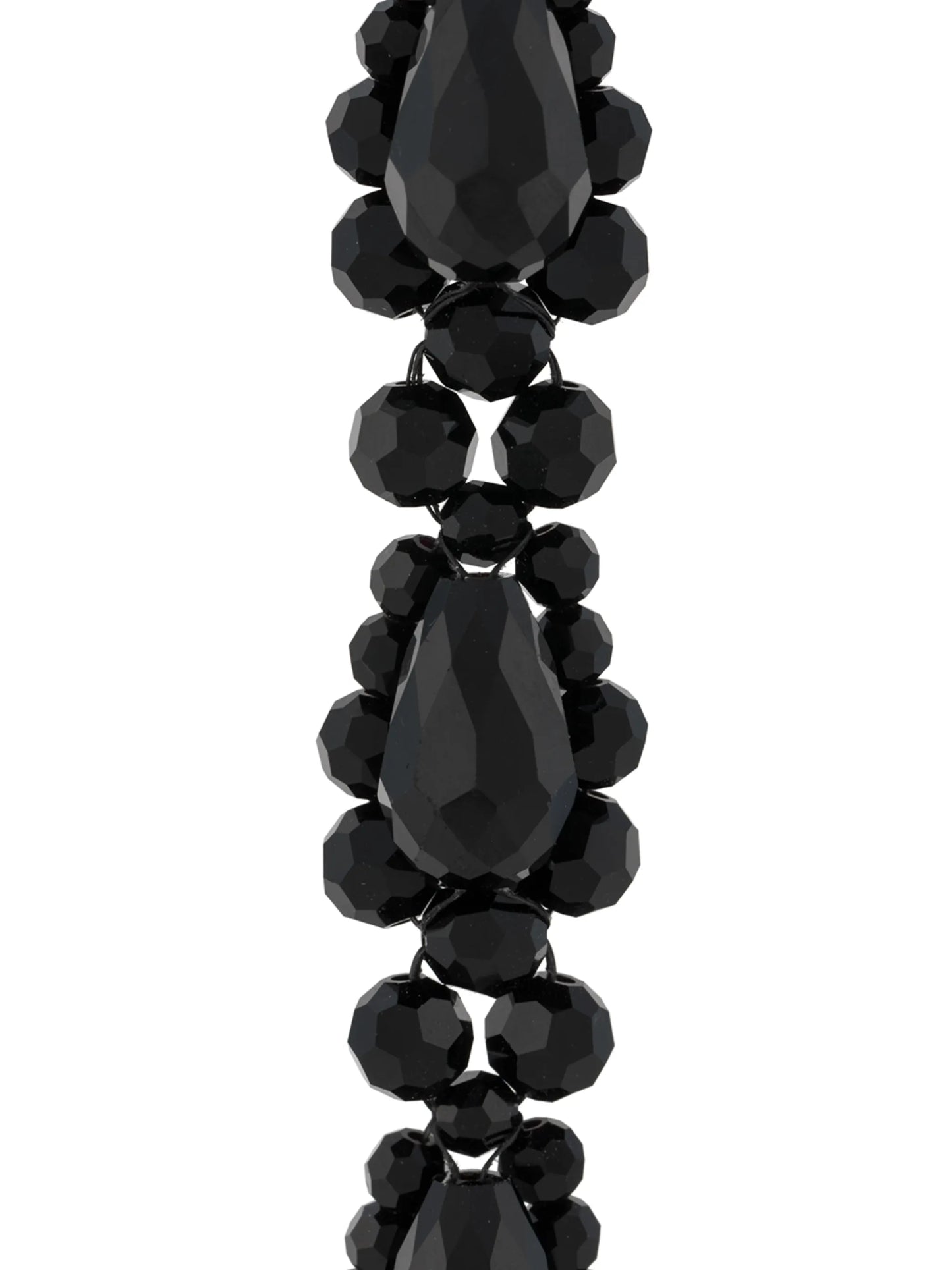 long beaded drop earrings