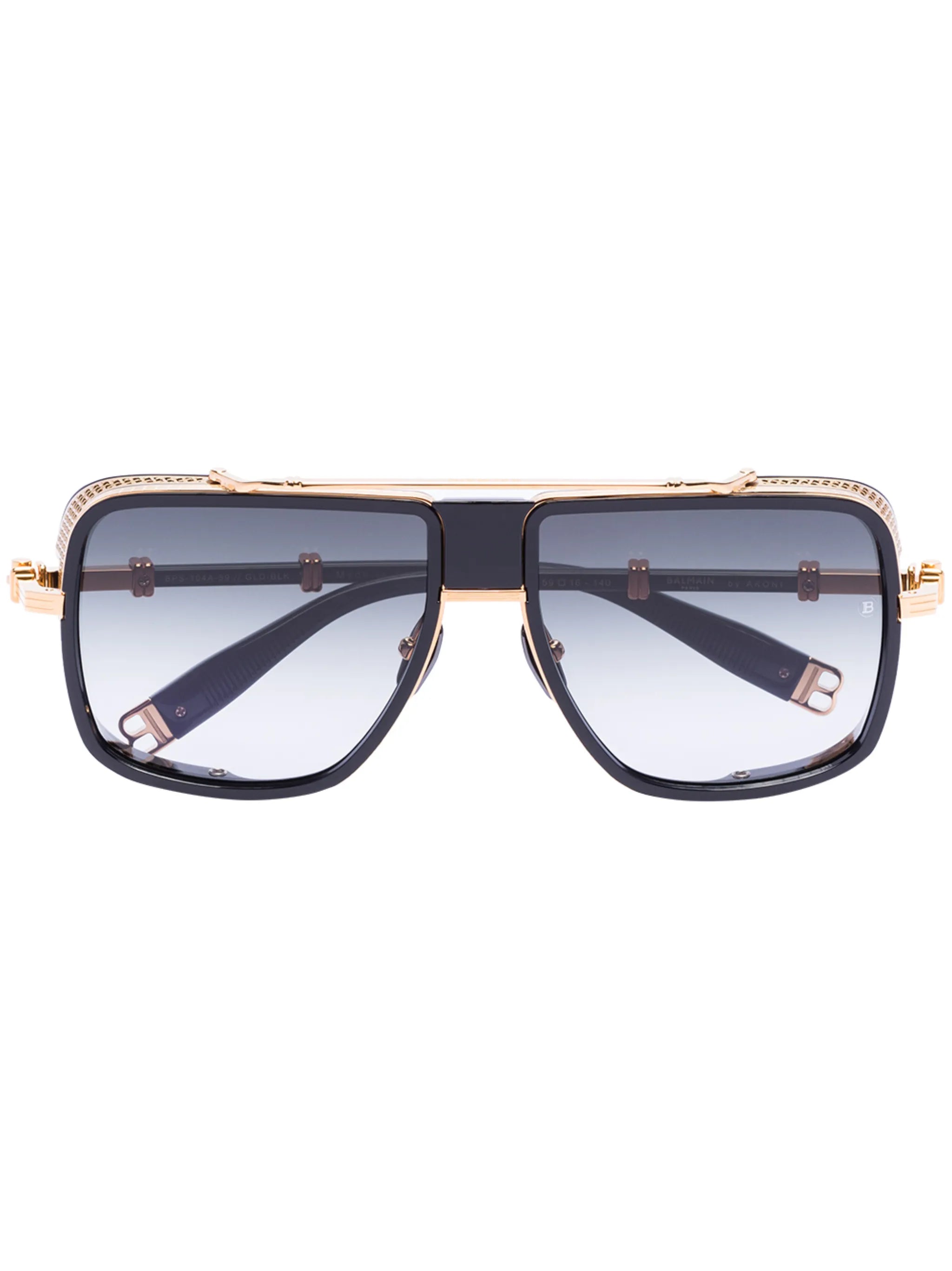 pilot-frame tinted sunglasses