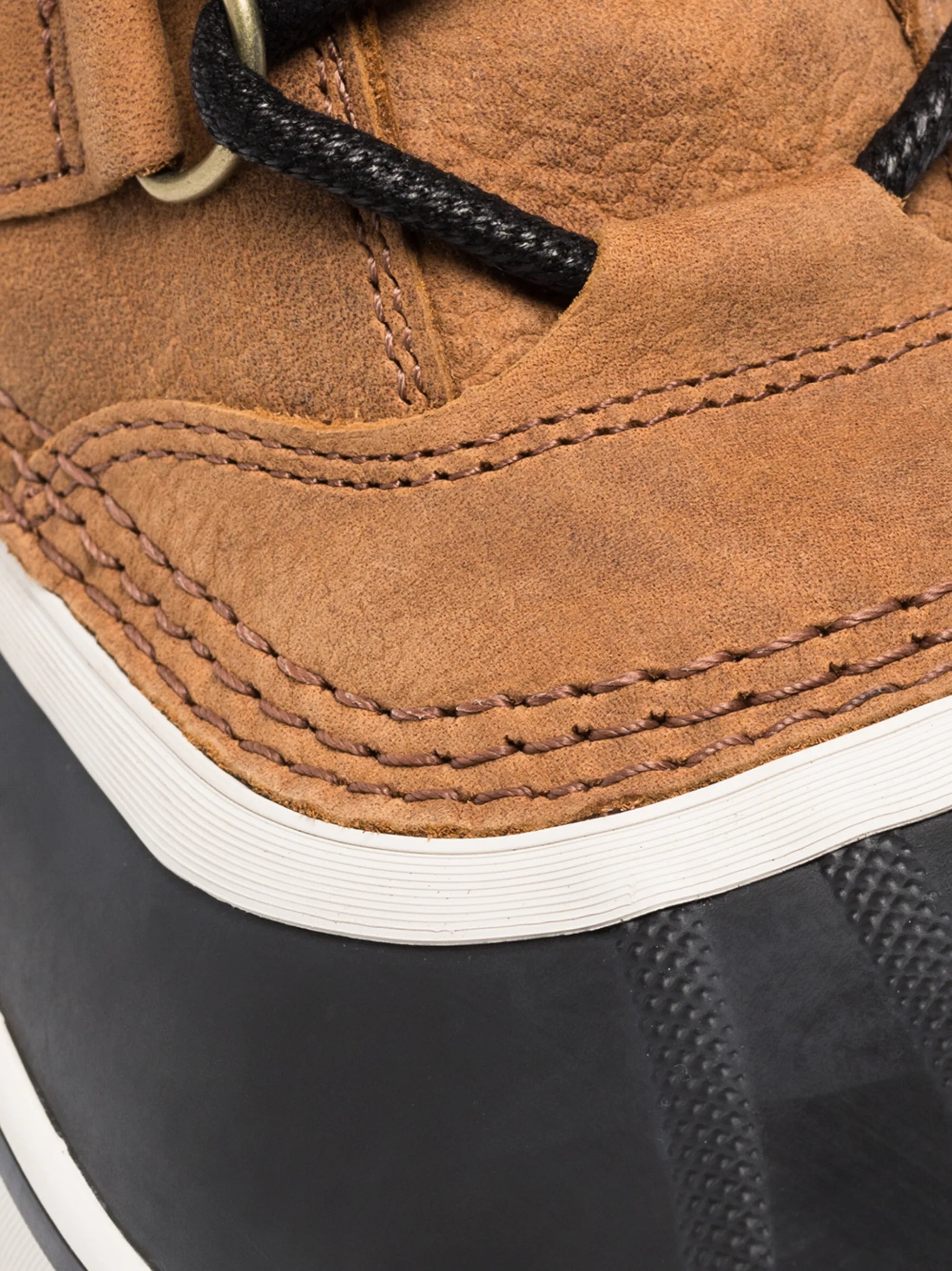 Caribou leather boots