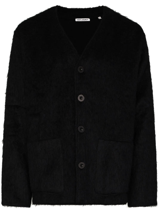 buttoned cardigan
