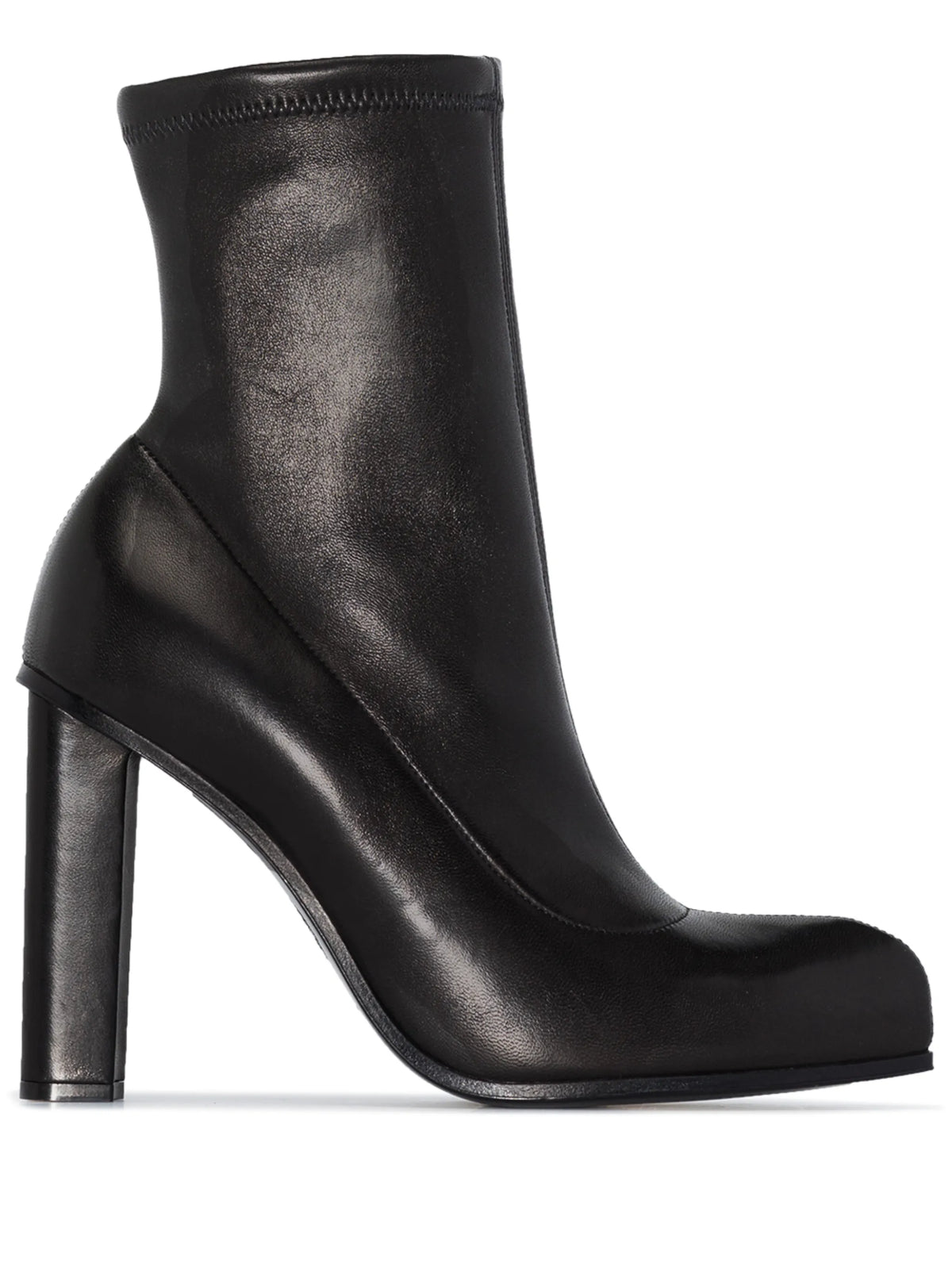 110mm leather ankle boots