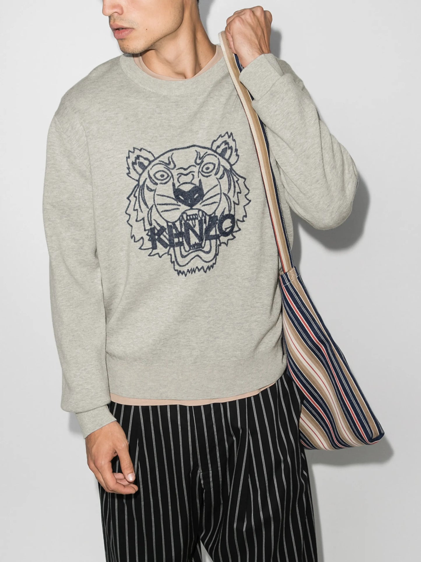 Tiger logo-print sweatshirt