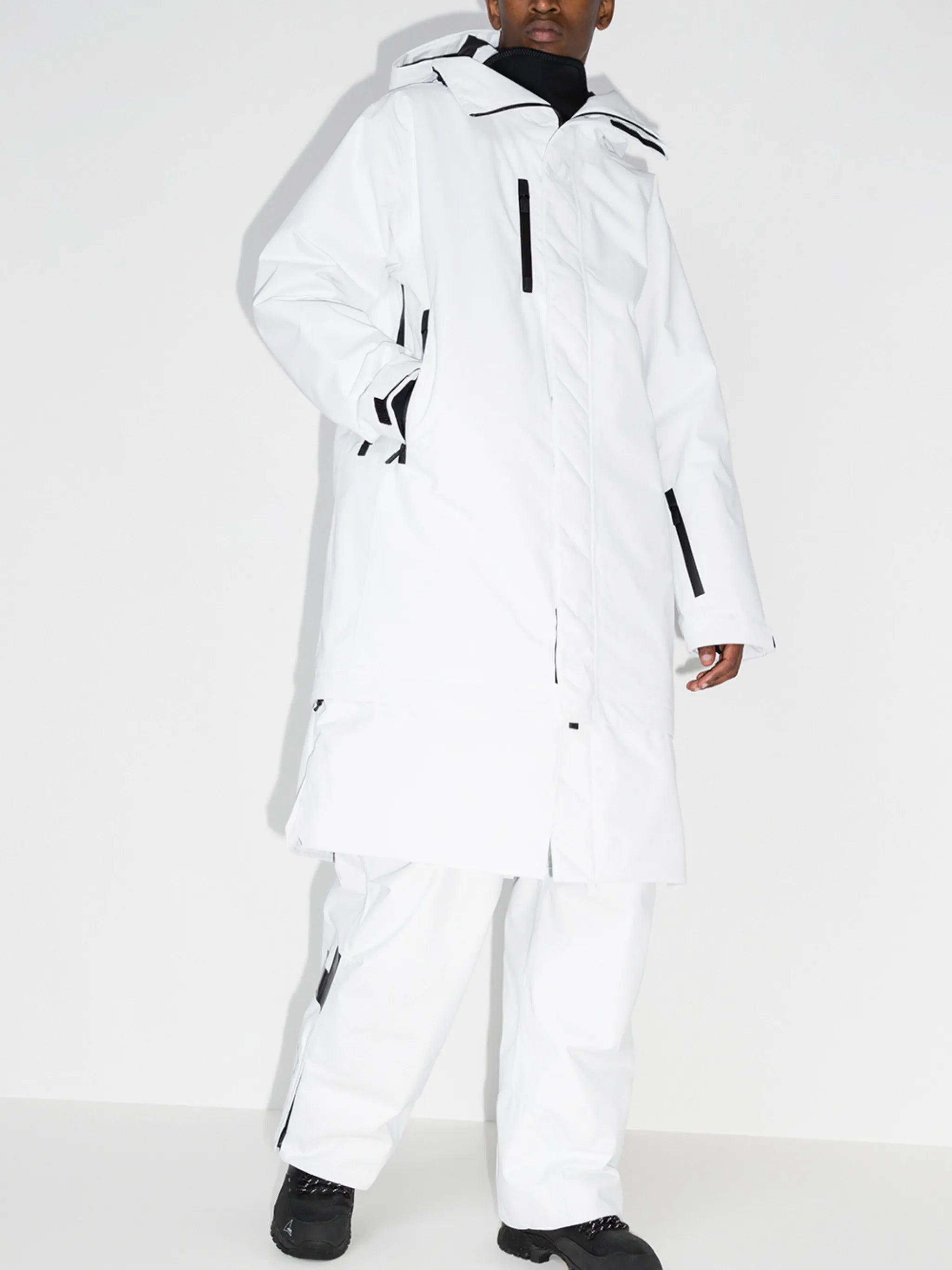 hooded ski parka coat