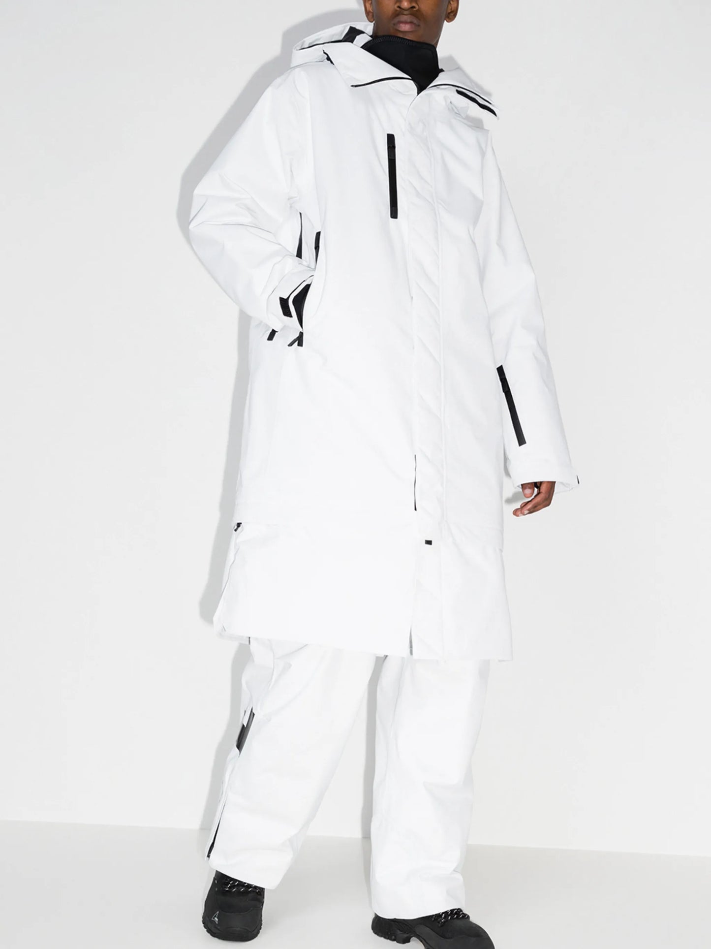 hooded ski parka coat