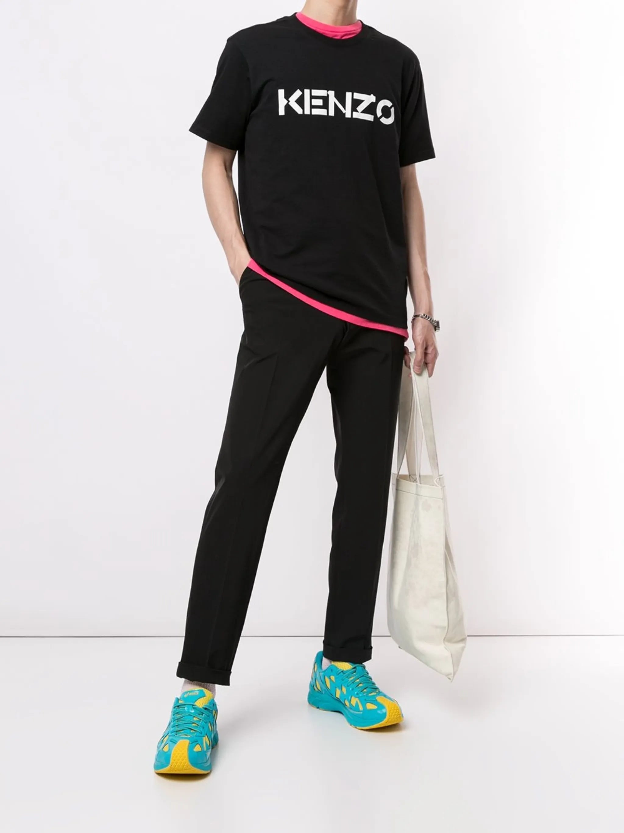 logo print T-shirt